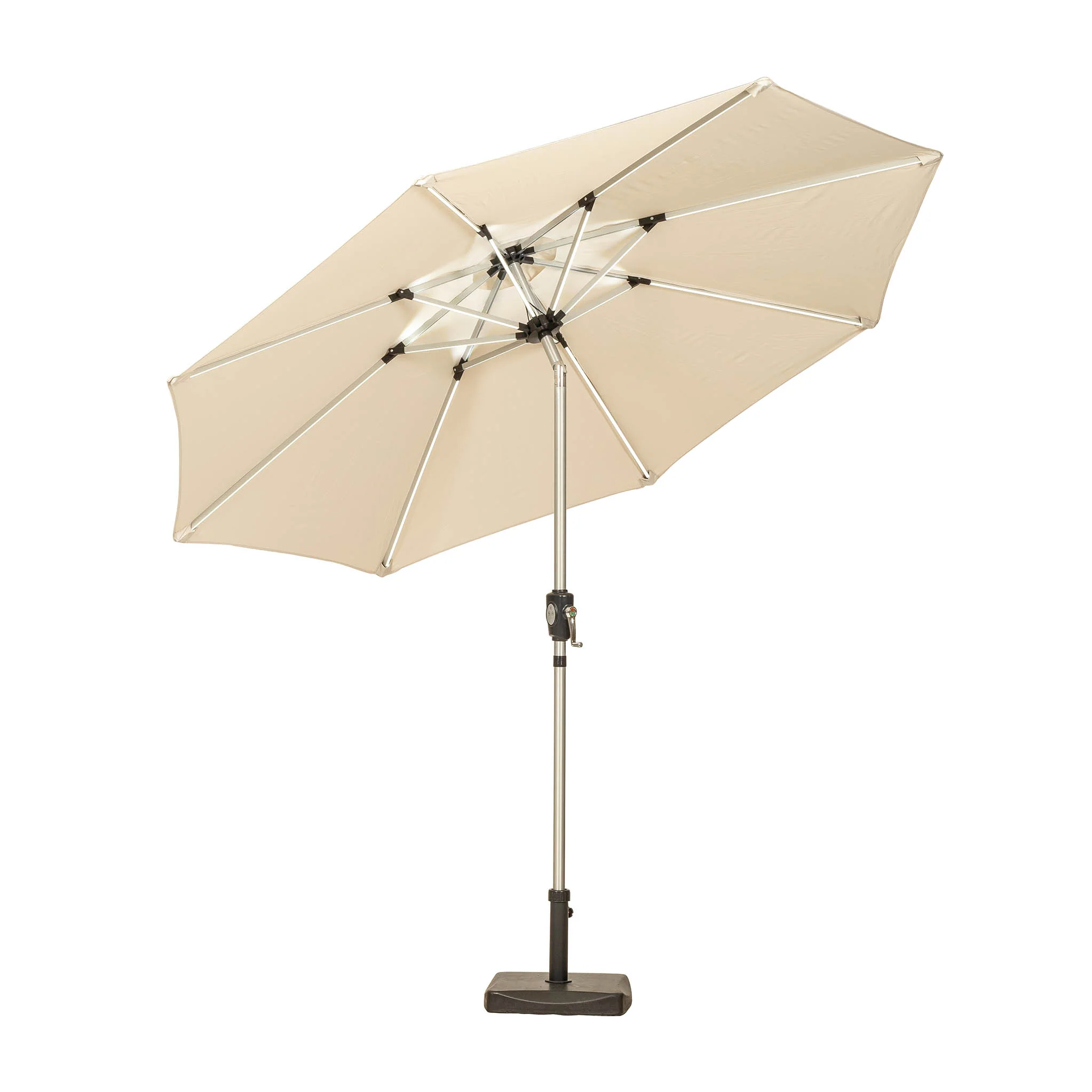 2.7m LED Lit Parasol - Image 19