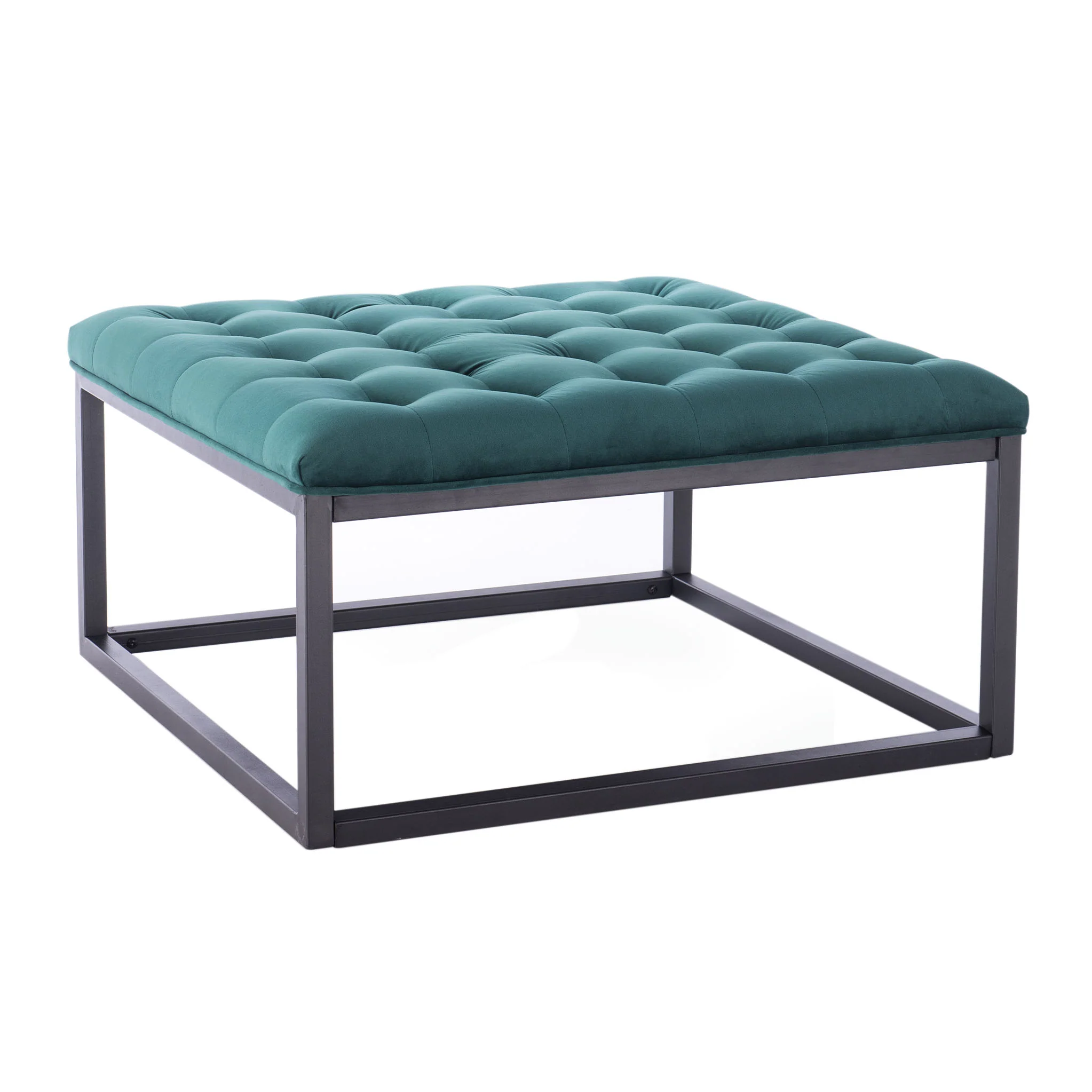 Adison Velvet Buttoned Footstool - Image 20