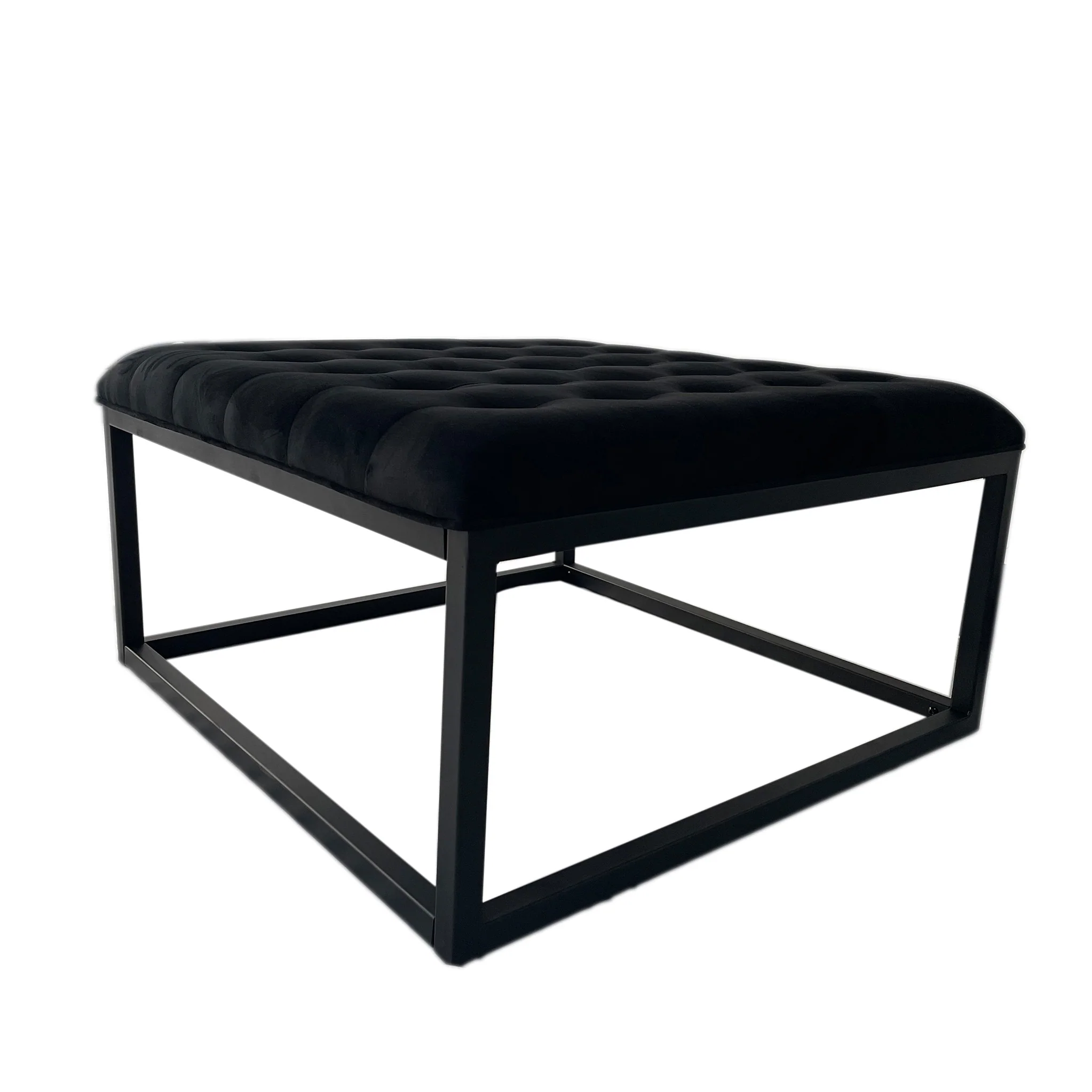 Adison Velvet Buttoned Footstool - Image 26
