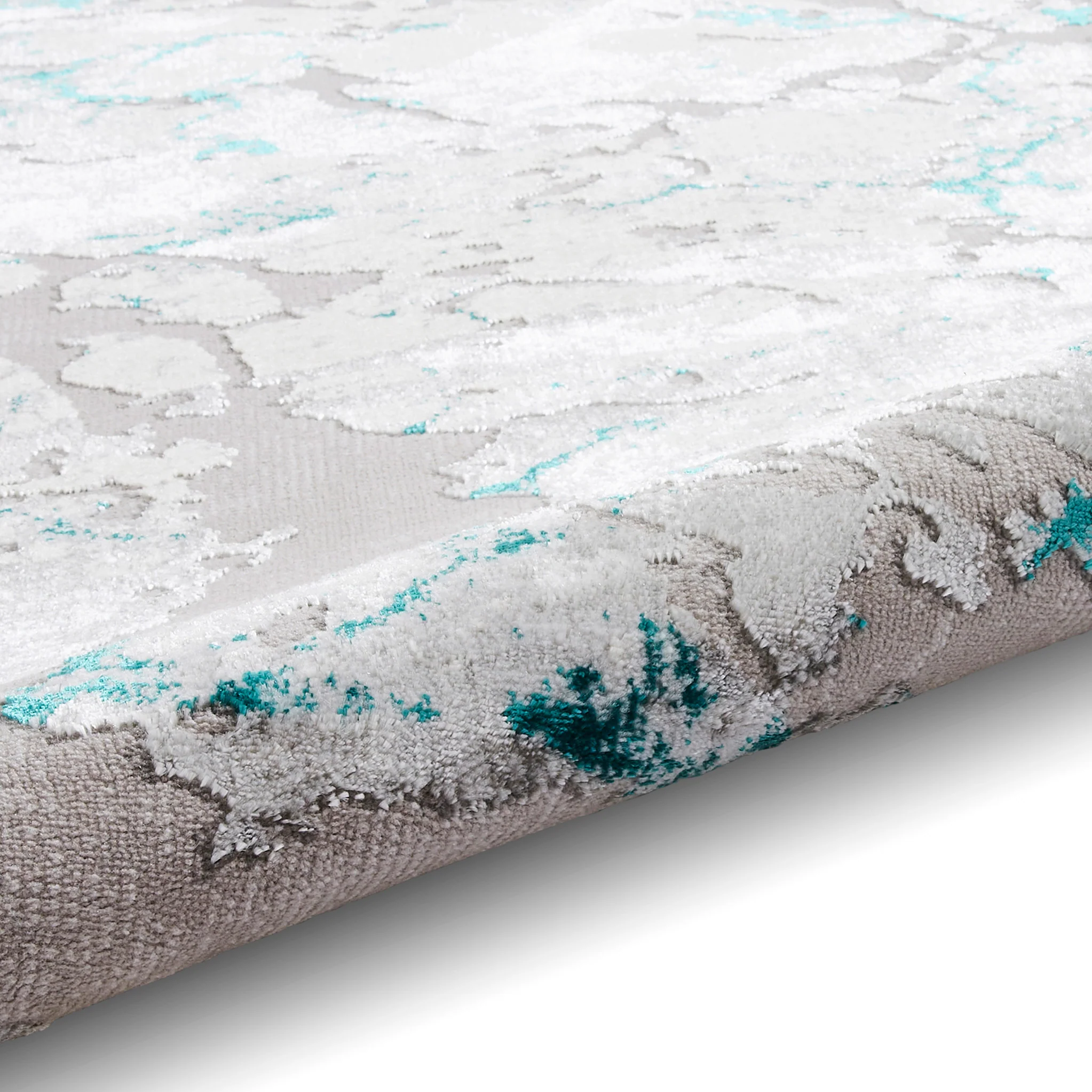 Aldrin Grey Marble Effect Rug - Image 12