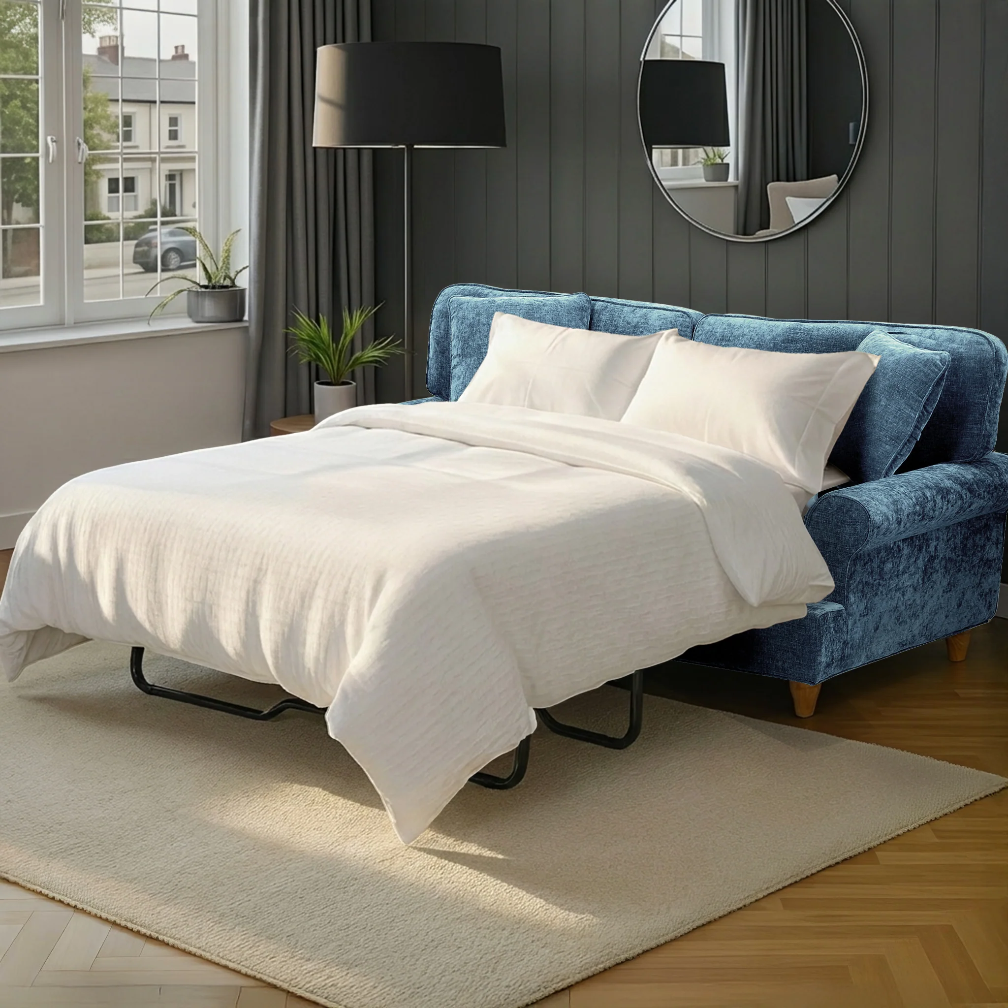 Alfie 3 Seater Sofa Bed - Image 32