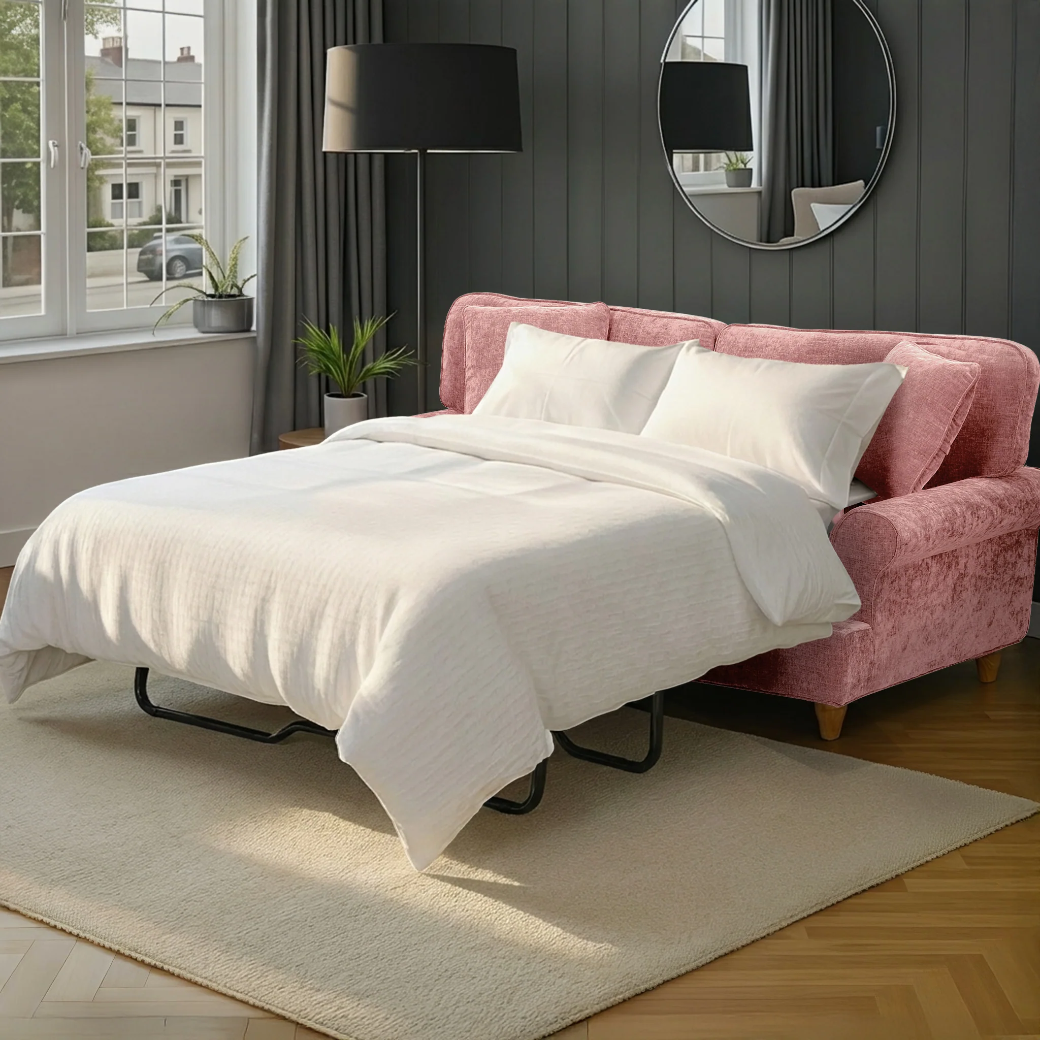 Alfie 3 Seater Sofa Bed - Image 42