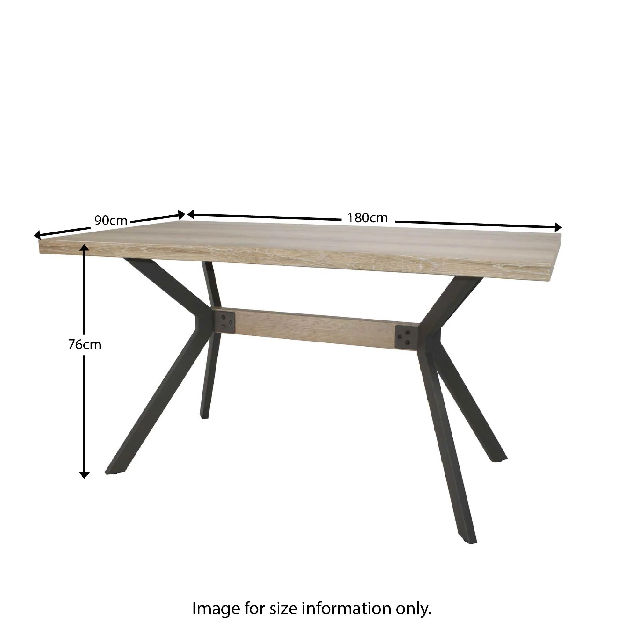 Allen 180cm Dining Table - Image 6