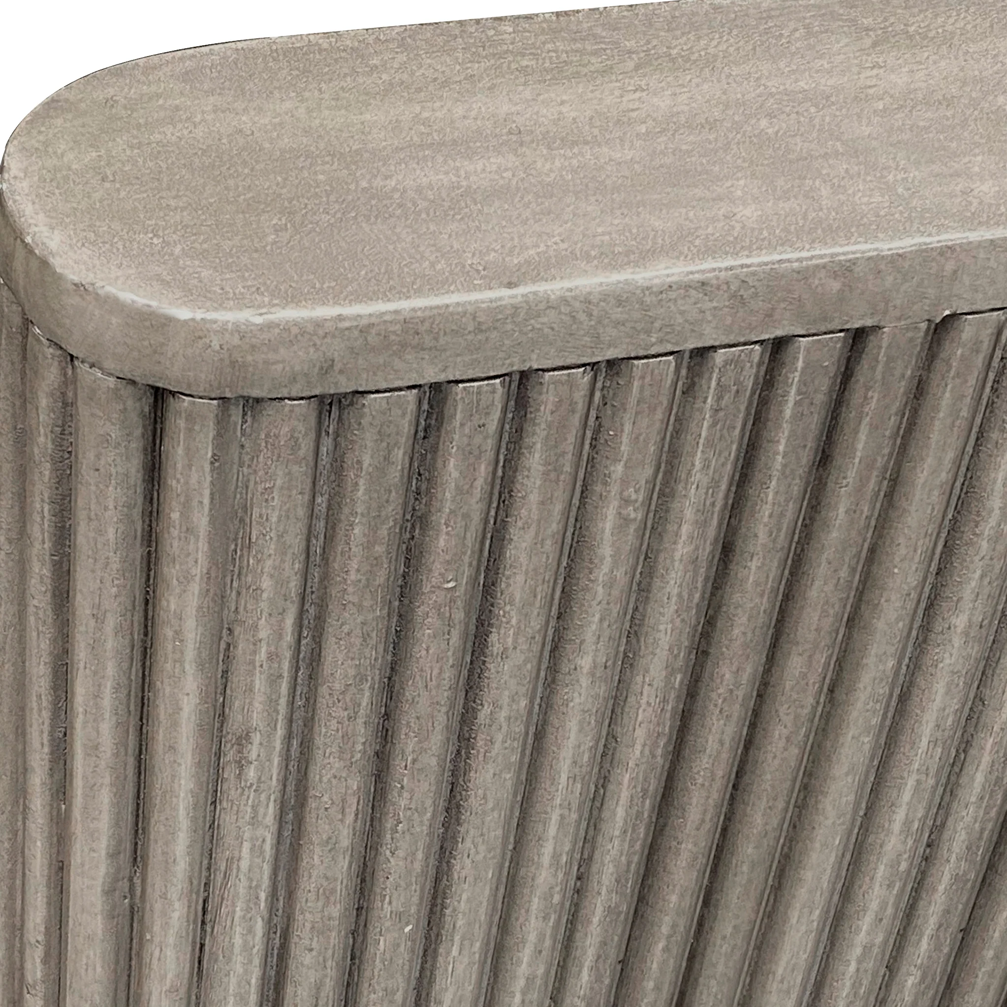 Amelie Grey Fluted Bed - Image 3
