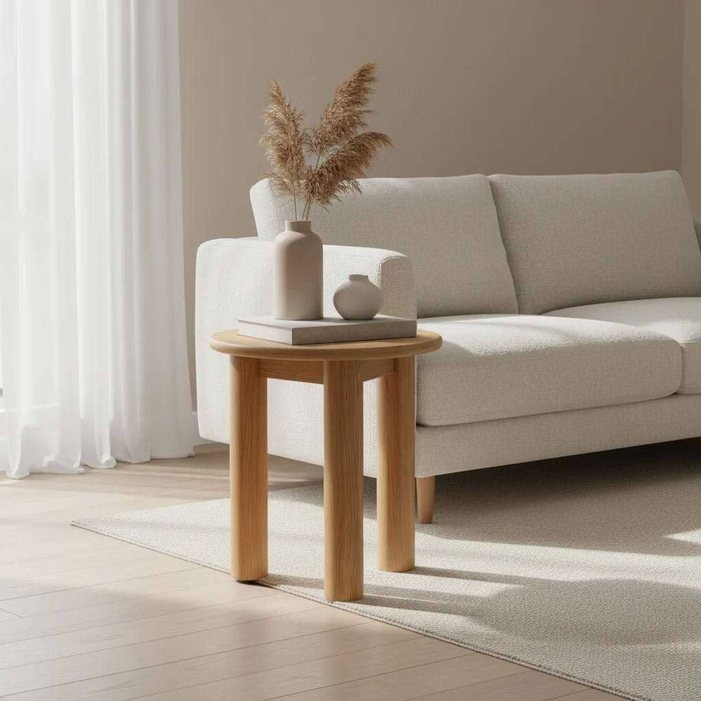 Arden Oak Side Table - Image 2