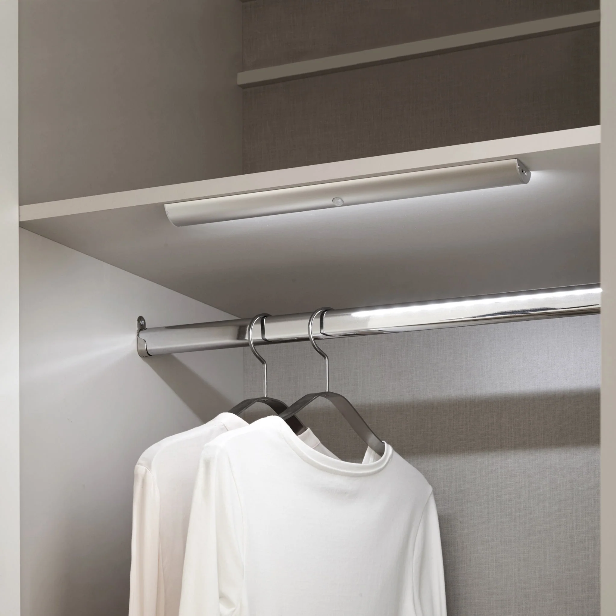 Aria White Gloss with LED Lighting 2 Door Wardrobe - Image 5