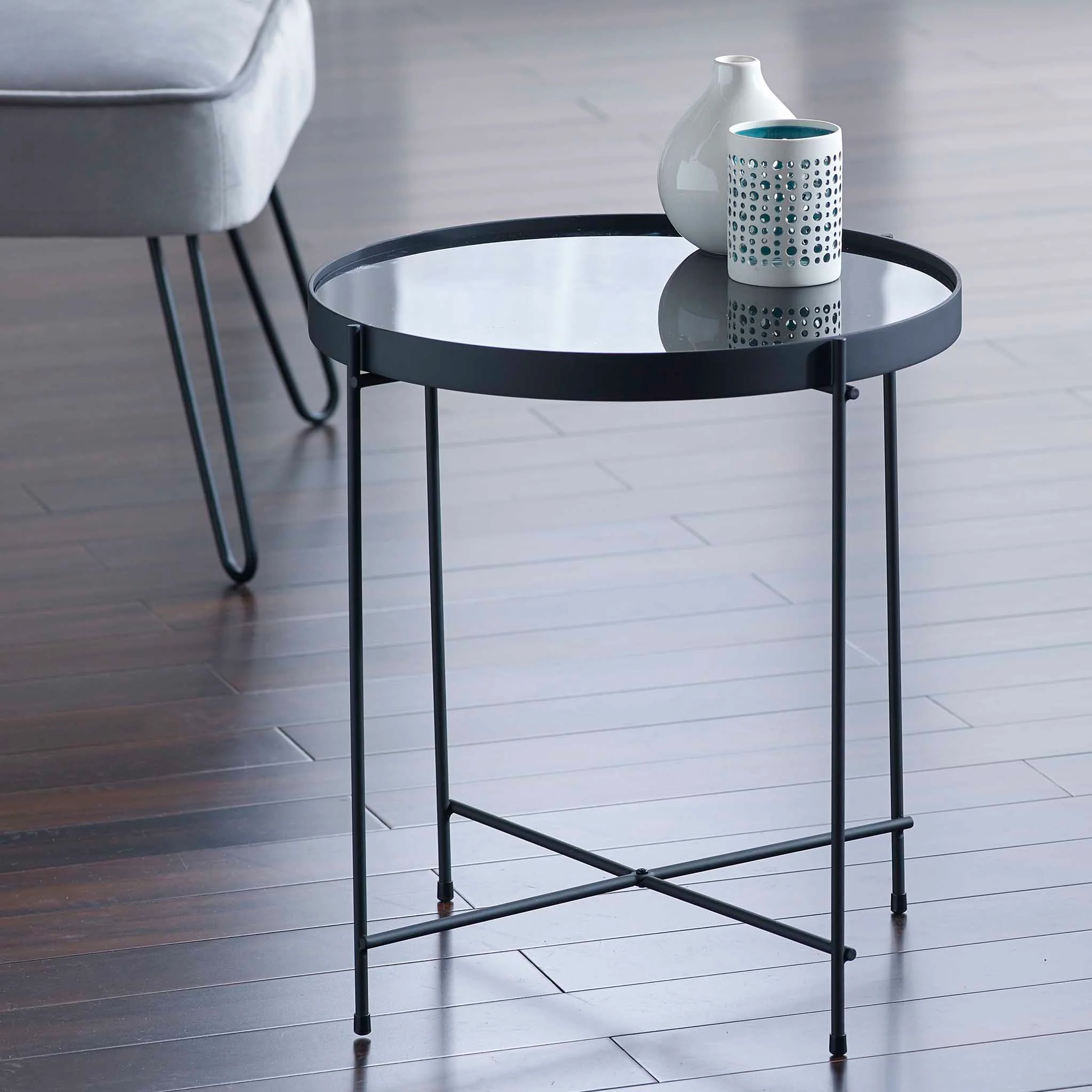 Arla Round Lamp Table - Image 10