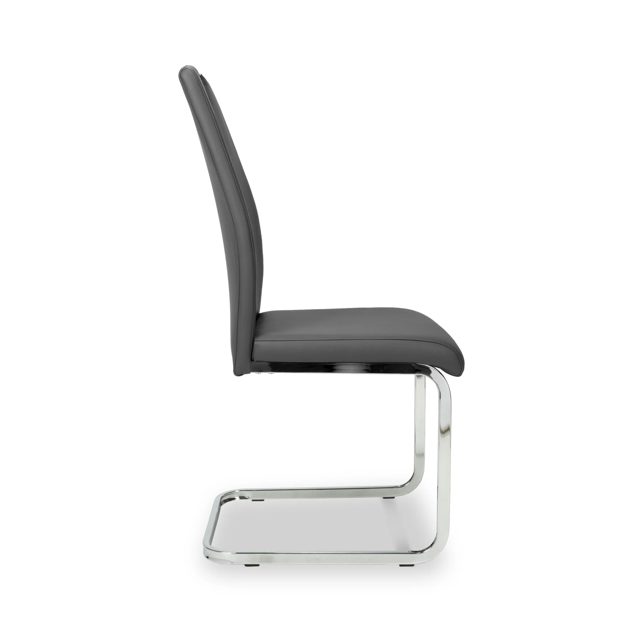 Arwell Grey Faux Leather Dining Chair - Image 6