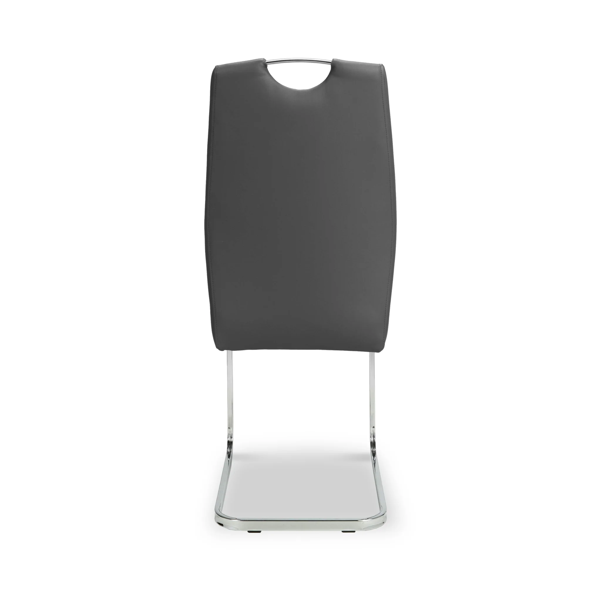 Arwell Grey Faux Leather Dining Chair - Image 7