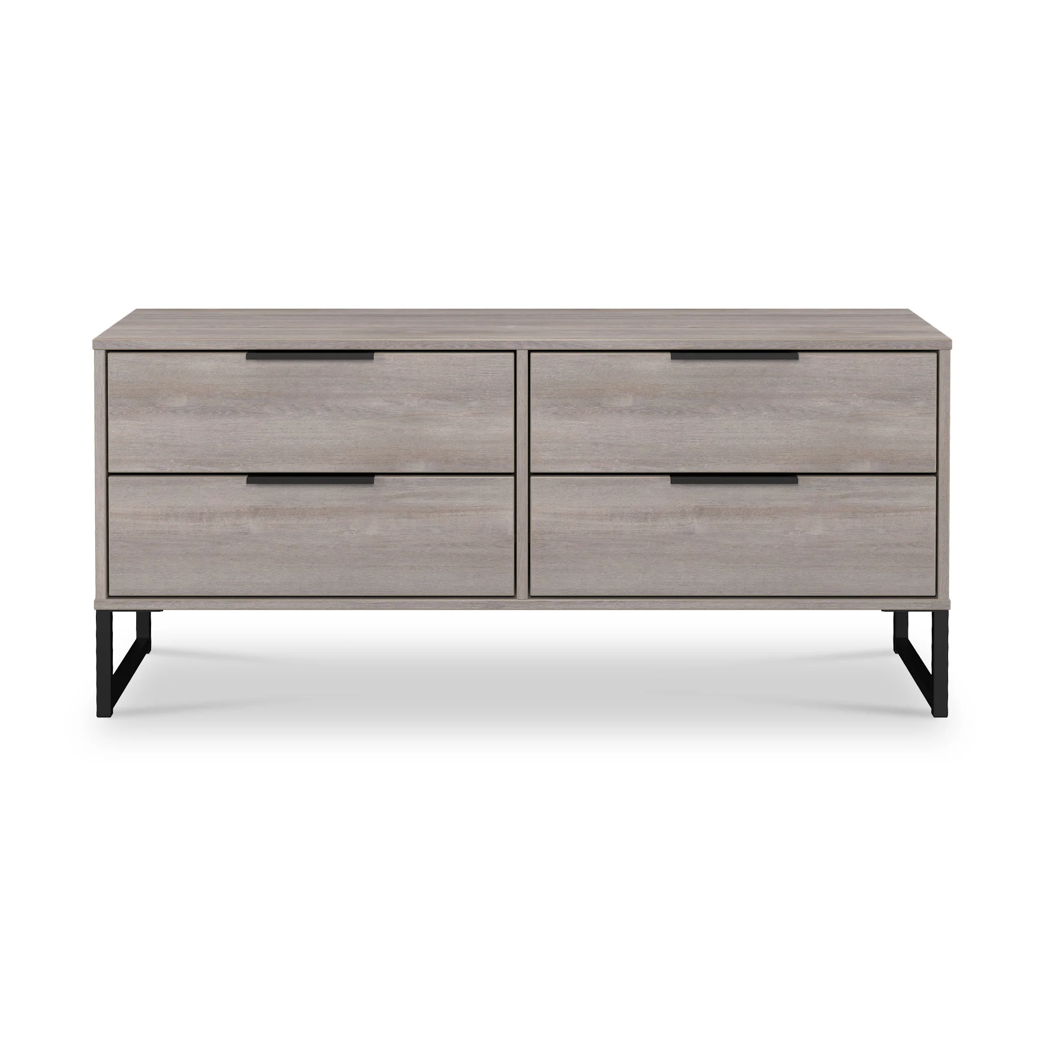 Ashbourne 4 Drawer Low Storage Unit - Image 3