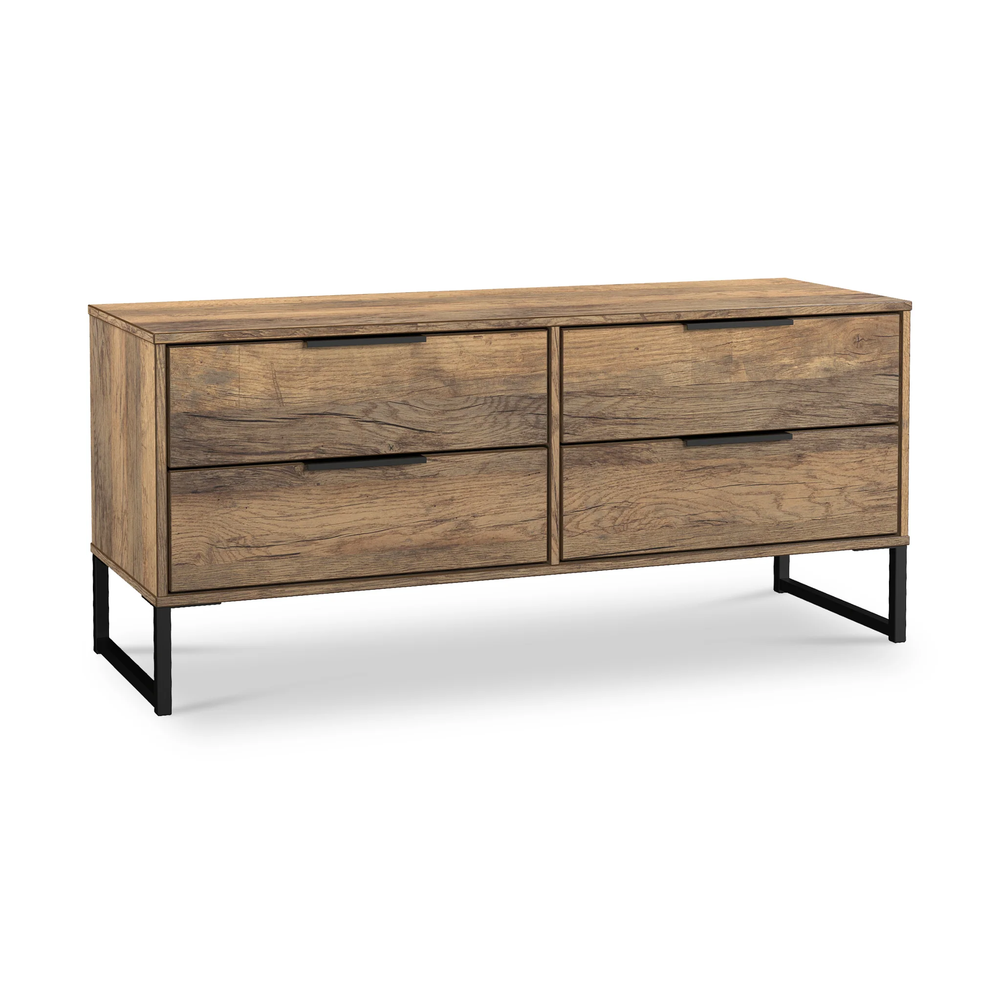 Ashbourne 4 Drawer Low Storage Unit - Image 7