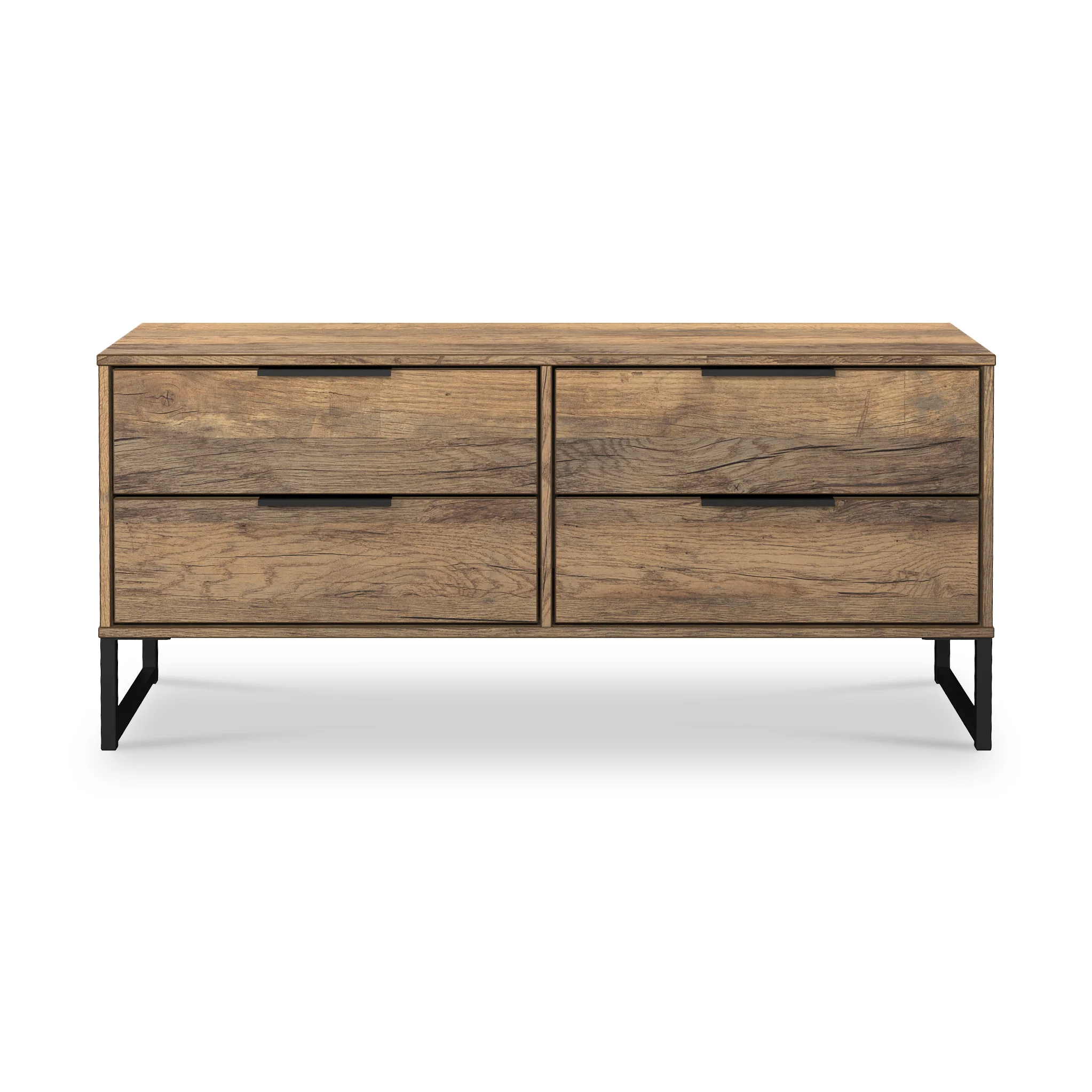 Ashbourne 4 Drawer Low Storage Unit - Image 9