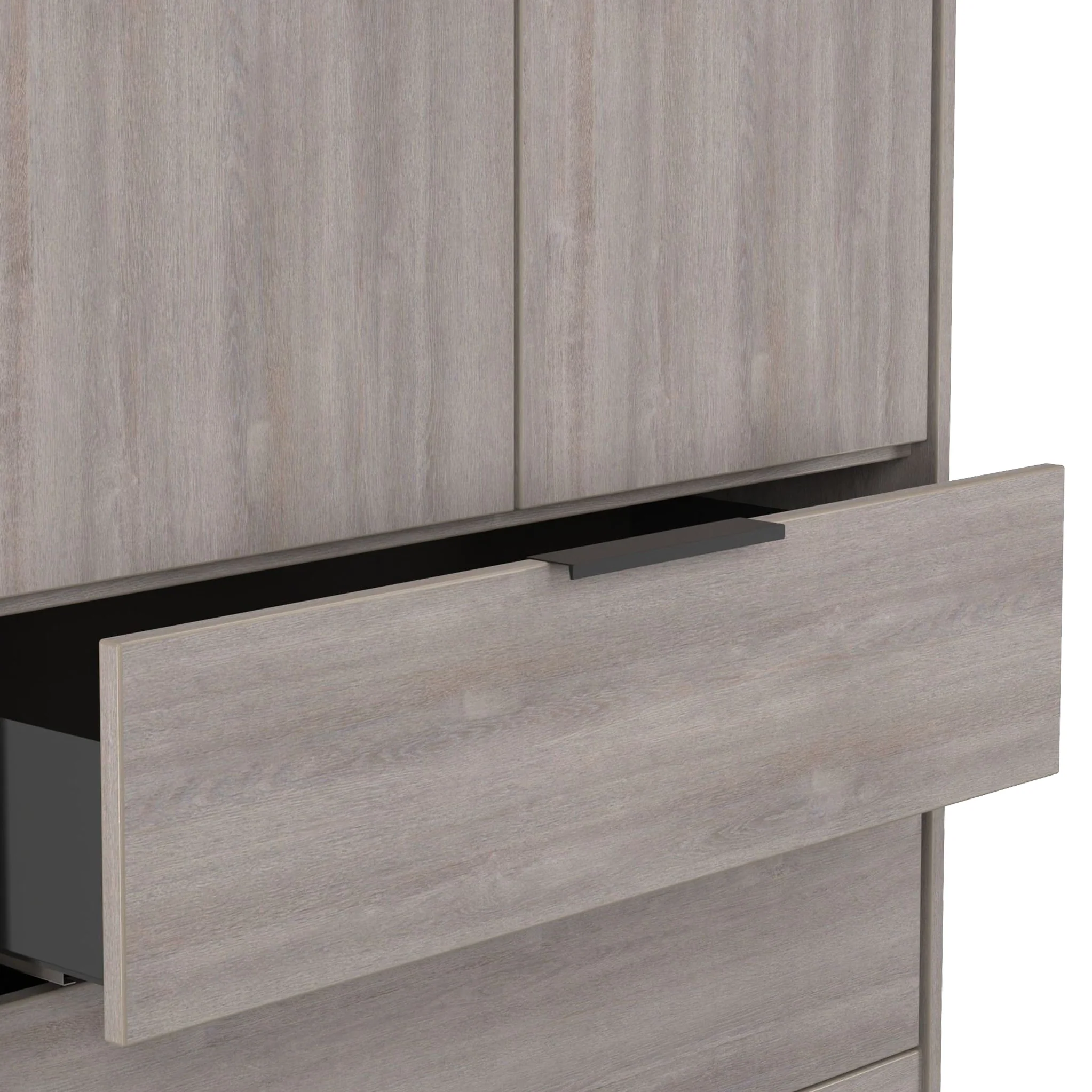 Ashbourne Double Wardrobe & 2 Drawers - Image 5