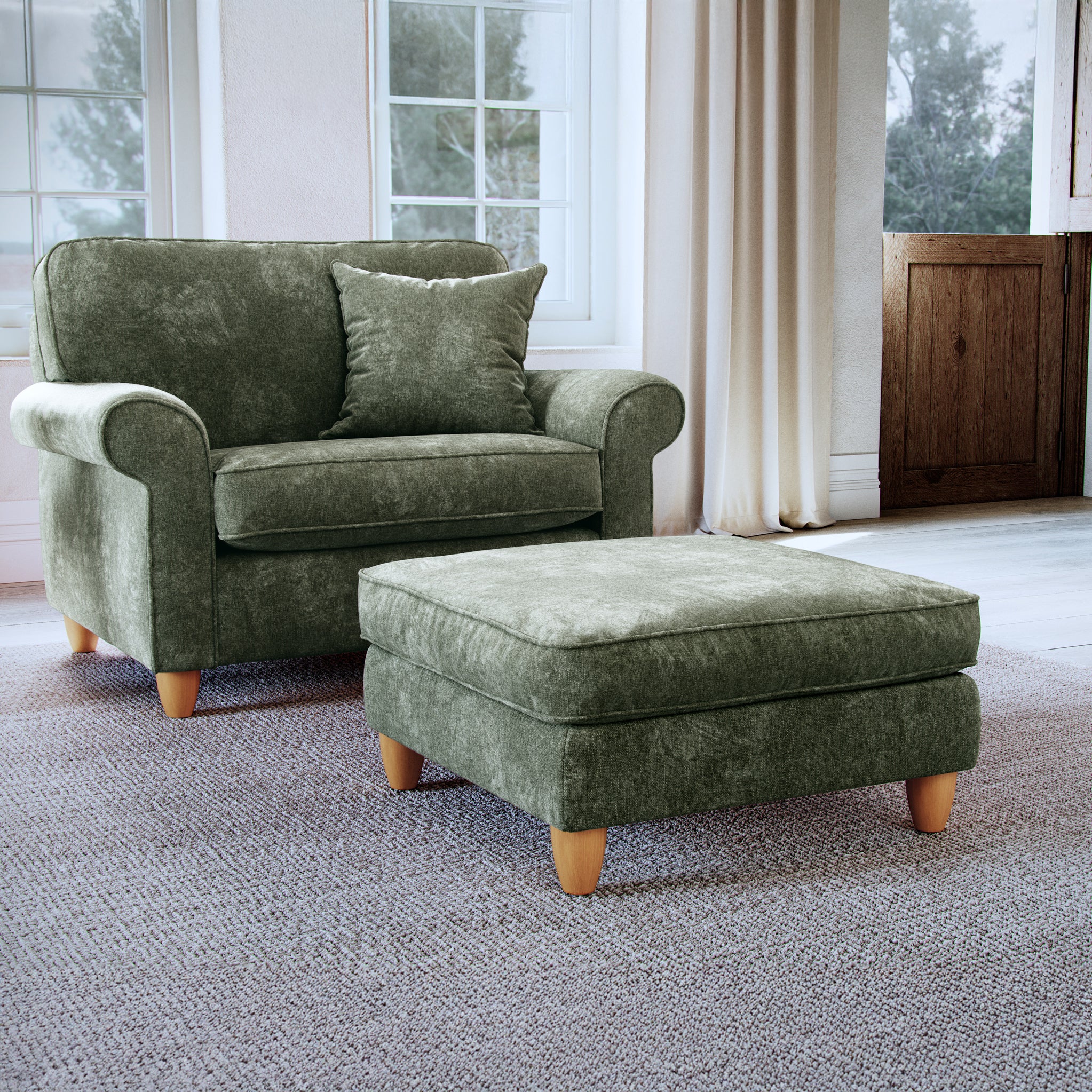 Ashbury Footstool - Image 2