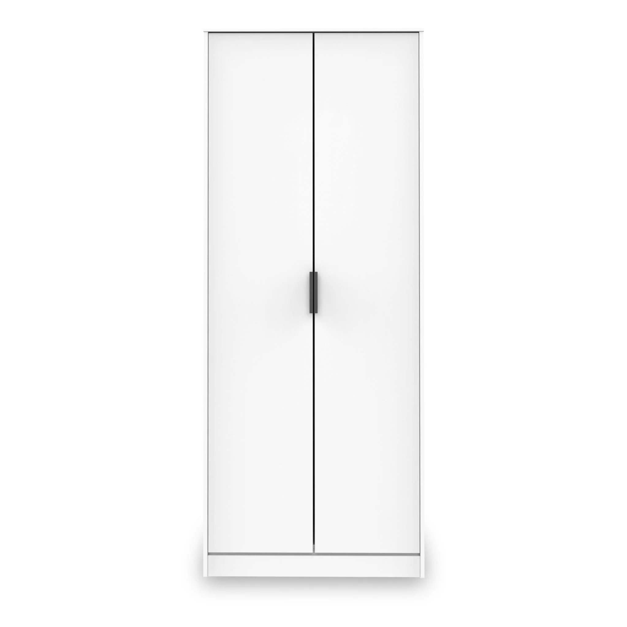 Asher White 2 Door Double Wardrobe - Image 4