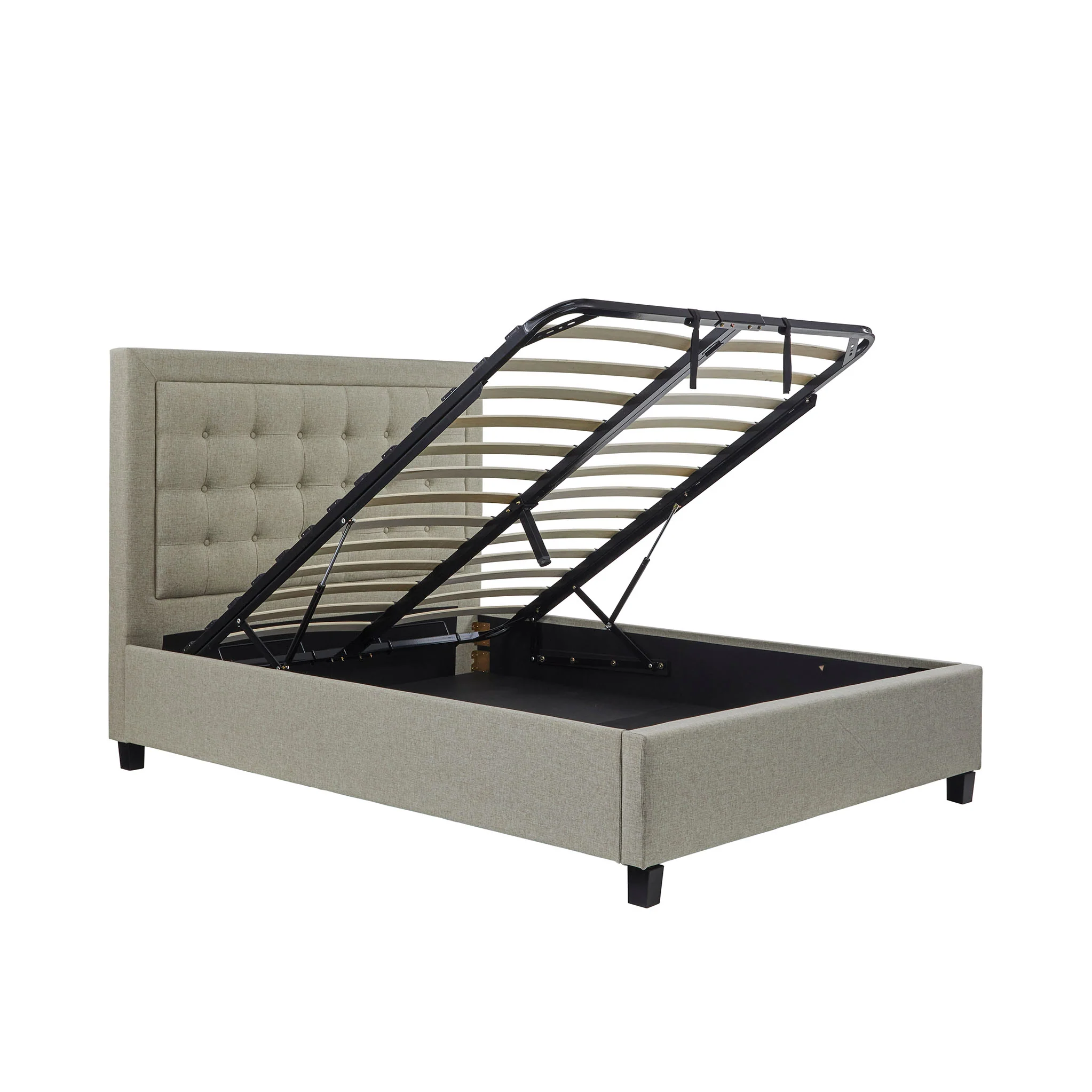 Ashley Upholstered Ottoman Storage Bed Frame - Image 19