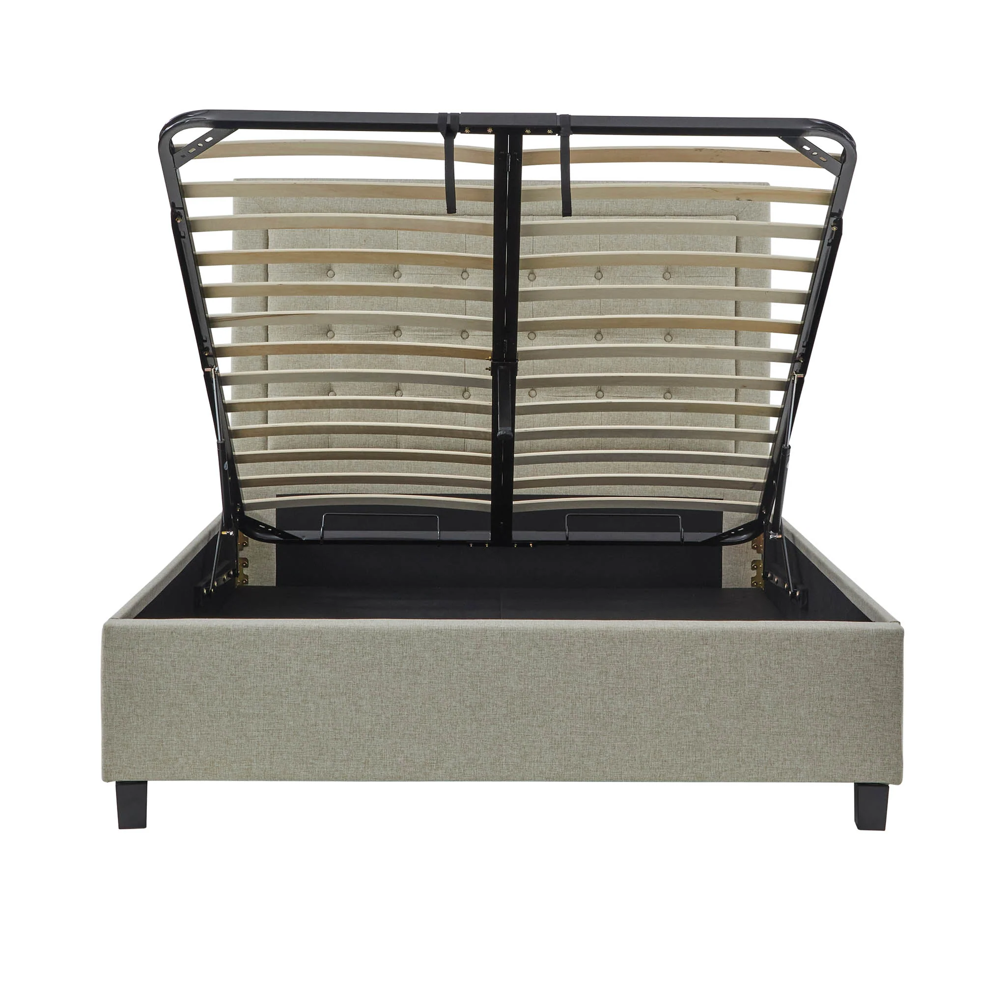 Ashley Upholstered Ottoman Storage Bed Frame - Image 36