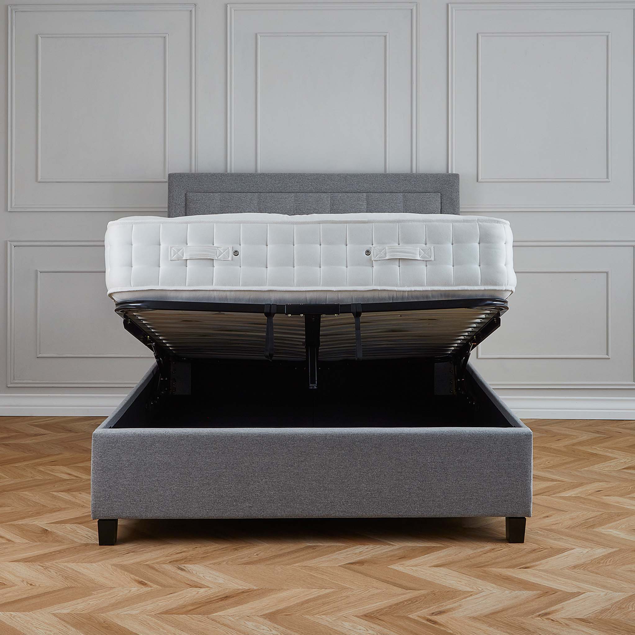 Ashley Upholstered Ottoman Storage Bed Frame - Image 7