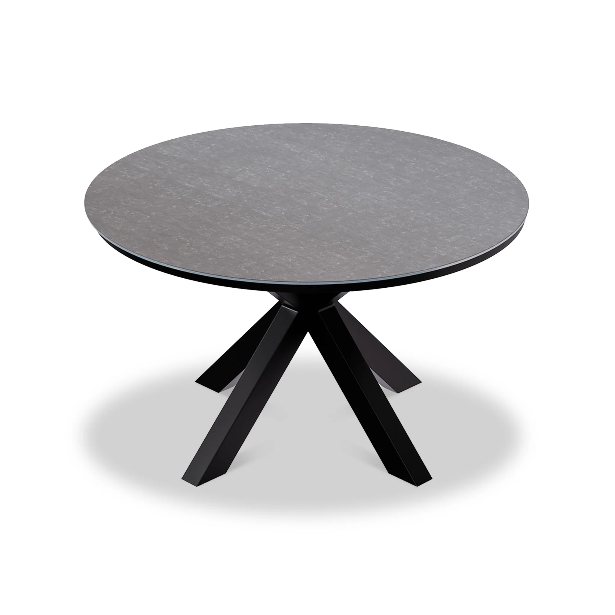 Aspen 4 Seater Round Ceramic Glass Dining Set with Aspen Rope Chairs - Image 7