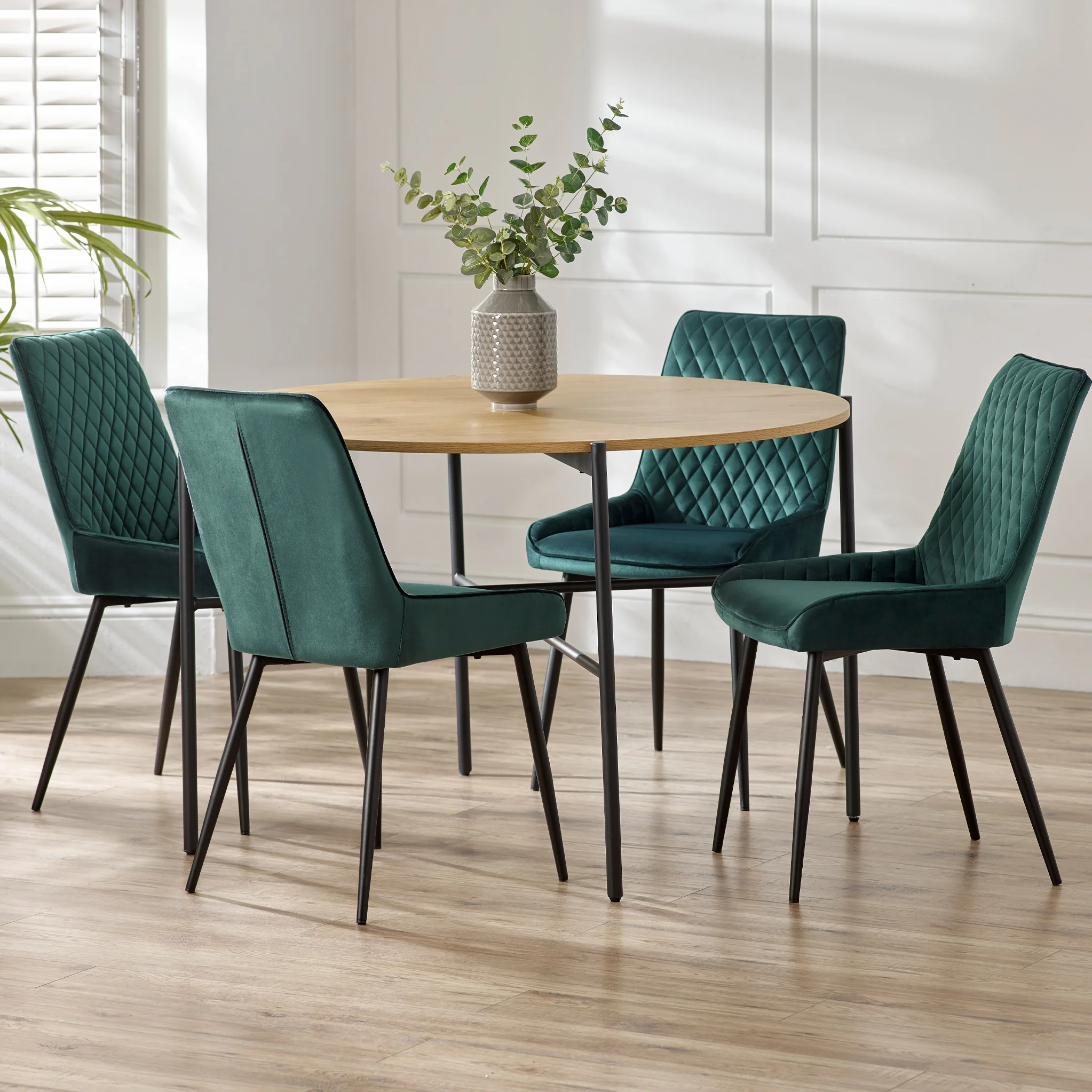 Austin 120cm Oak Effect Dining Table - Image 2
