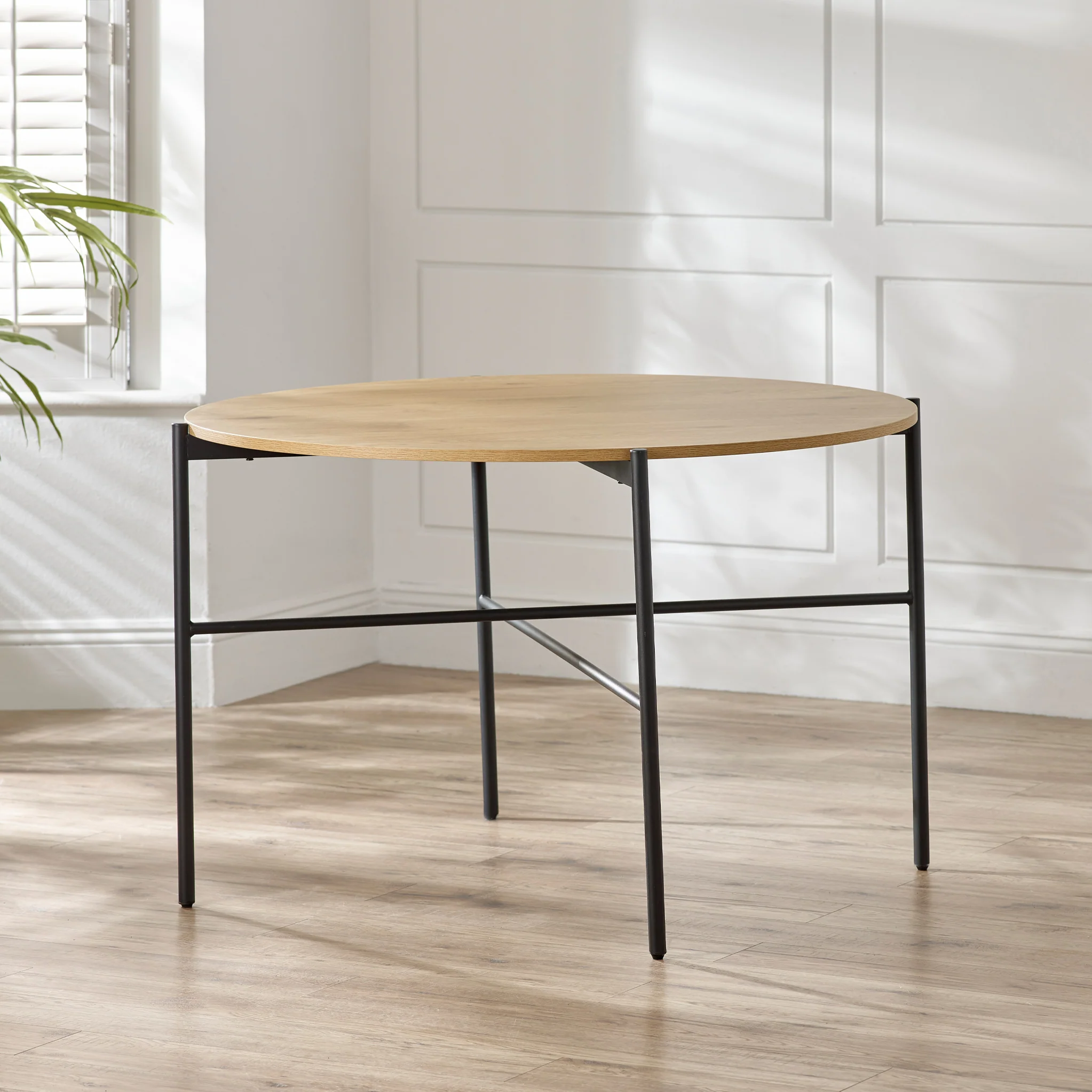 Austin 120cm Oak Effect Dining Table - Image 3