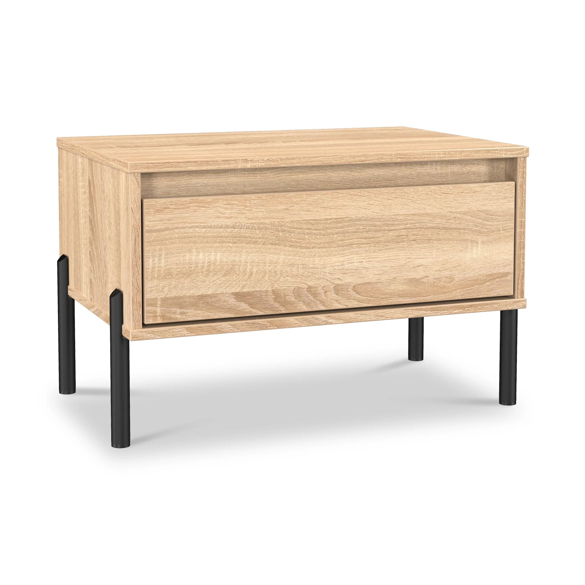 Axton 1 Drawer Wide Bedside Table