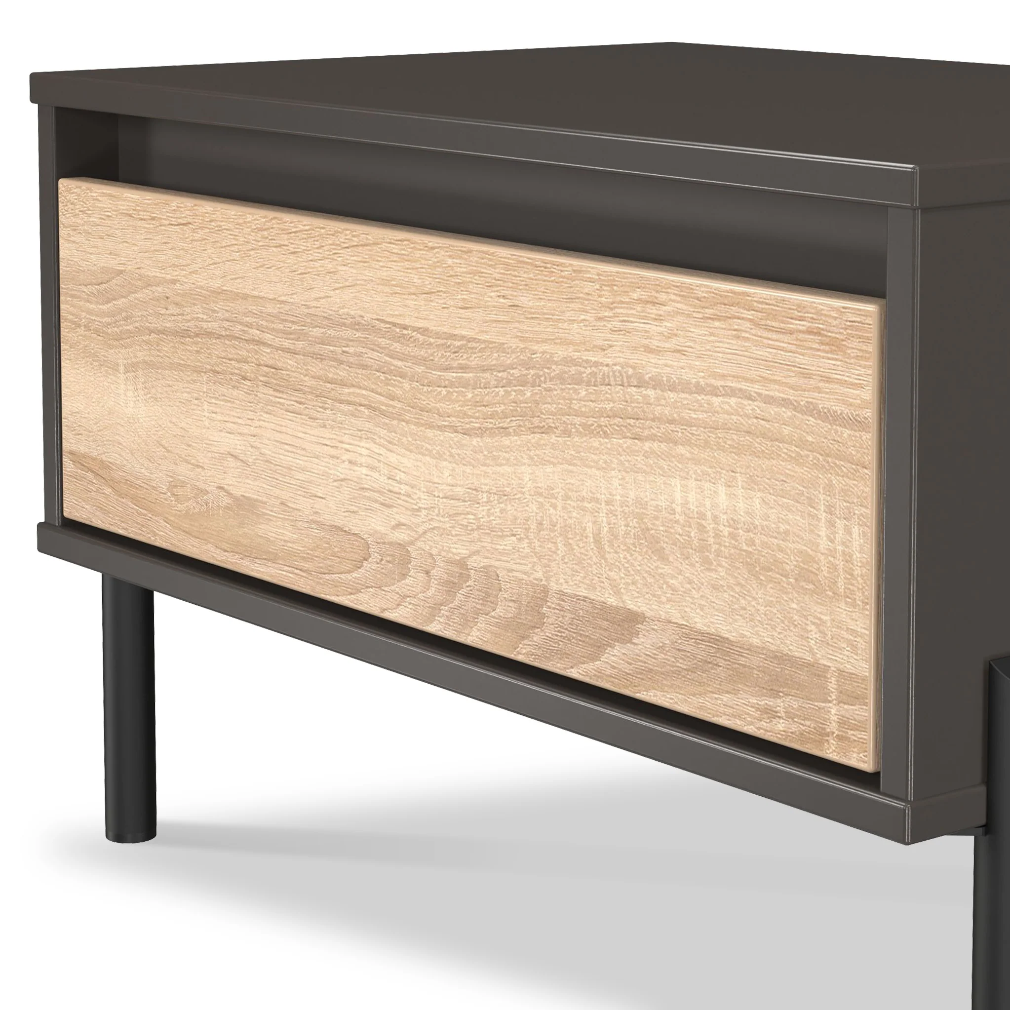 Axton 1 Drawer Wide Bedside Table - Image 16