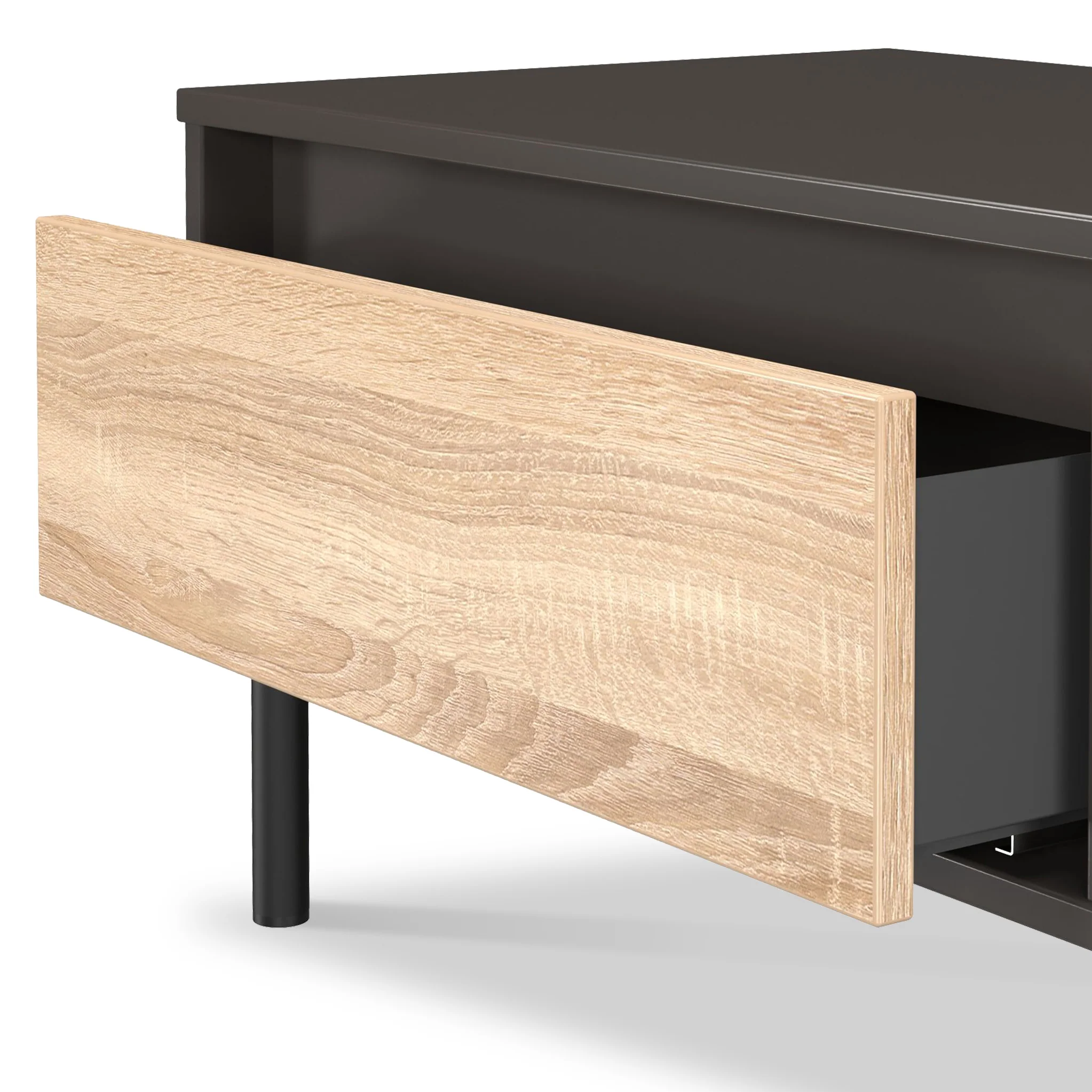 Axton 1 Drawer Wide Bedside Table - Image 17