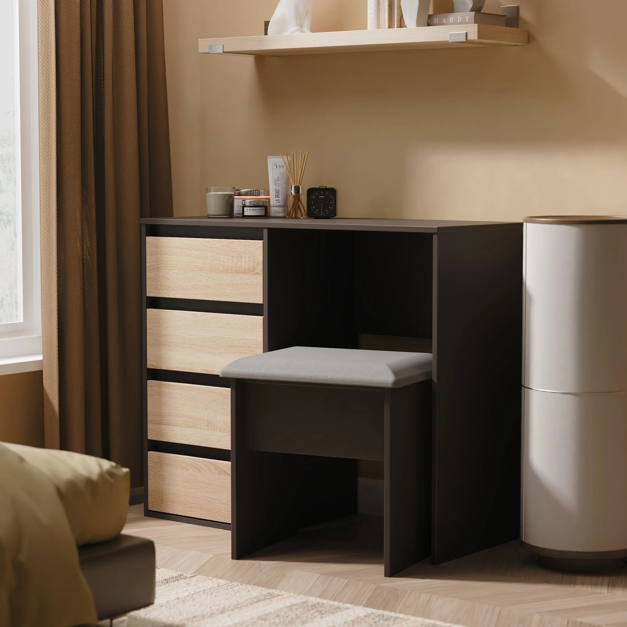 Axton 4 Drawer Dressing Table - Image 13