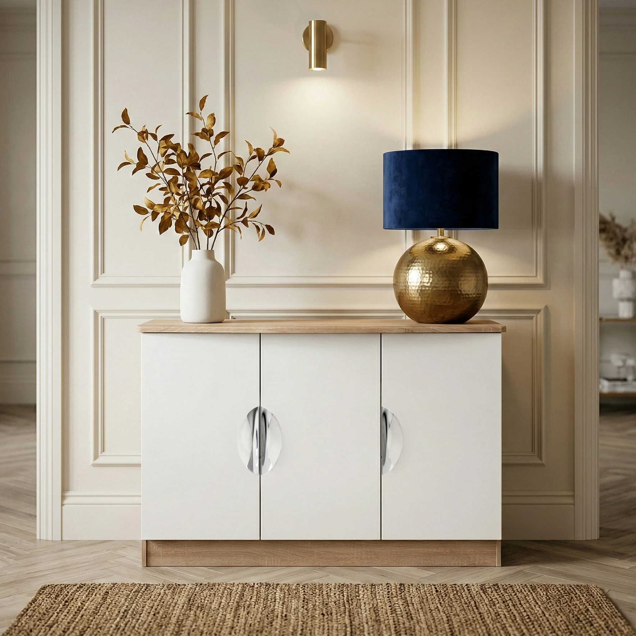 Beckett Gloss 3 Door Sideboard - Image 2