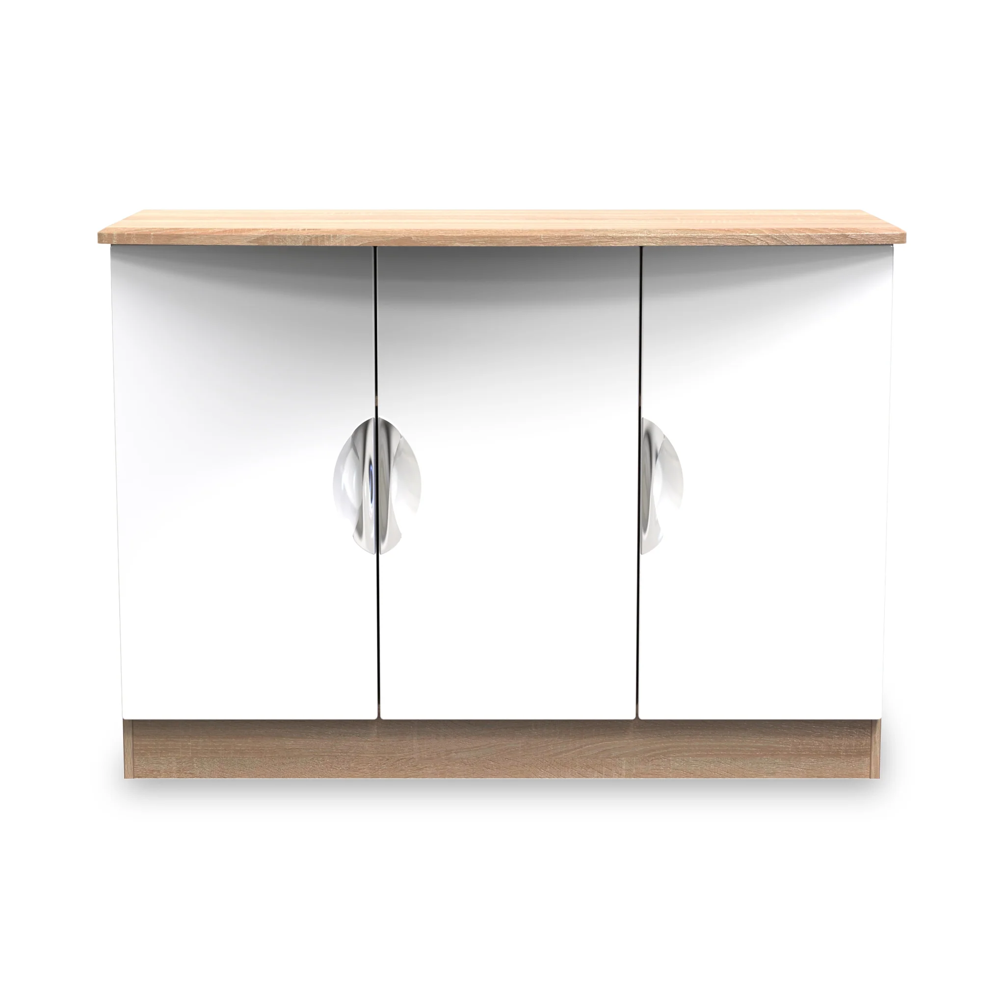 Beckett Gloss 3 Door Sideboard - Image 4