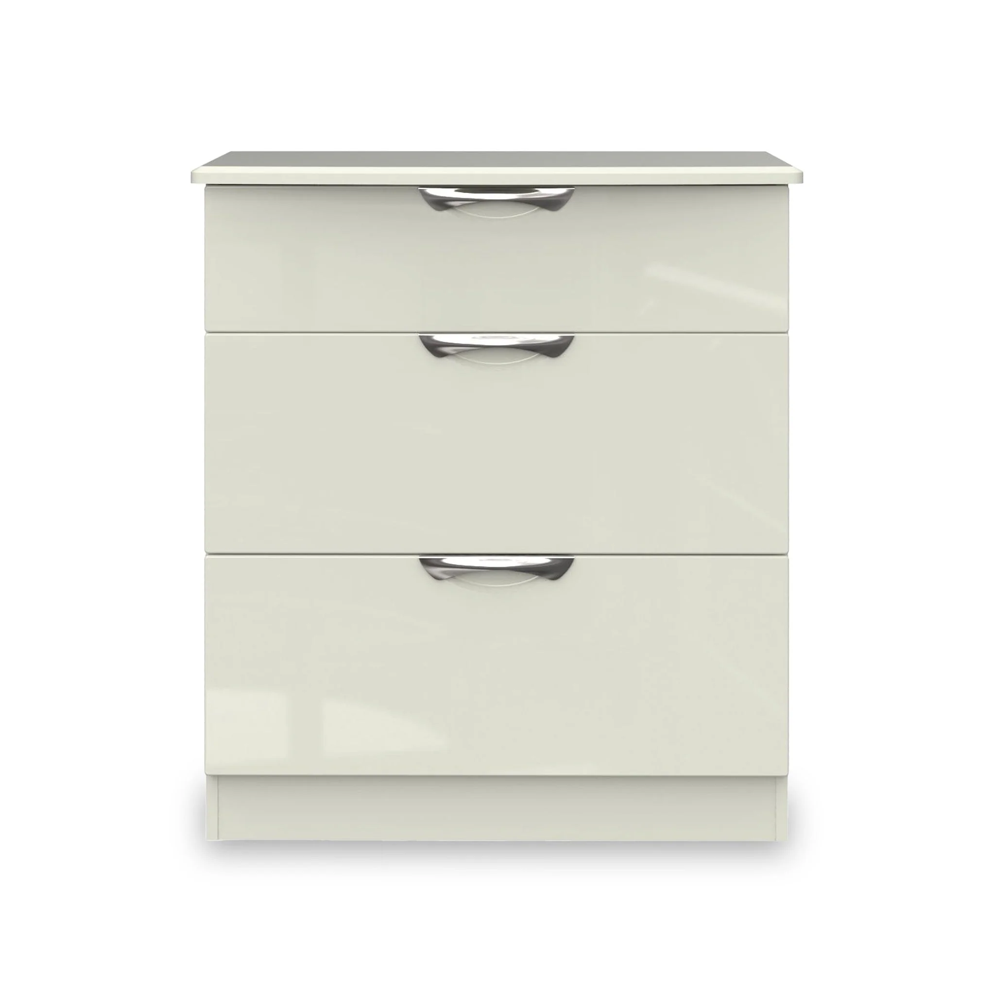 Beckett Gloss 3 Drawer Deep Chest - Image 2