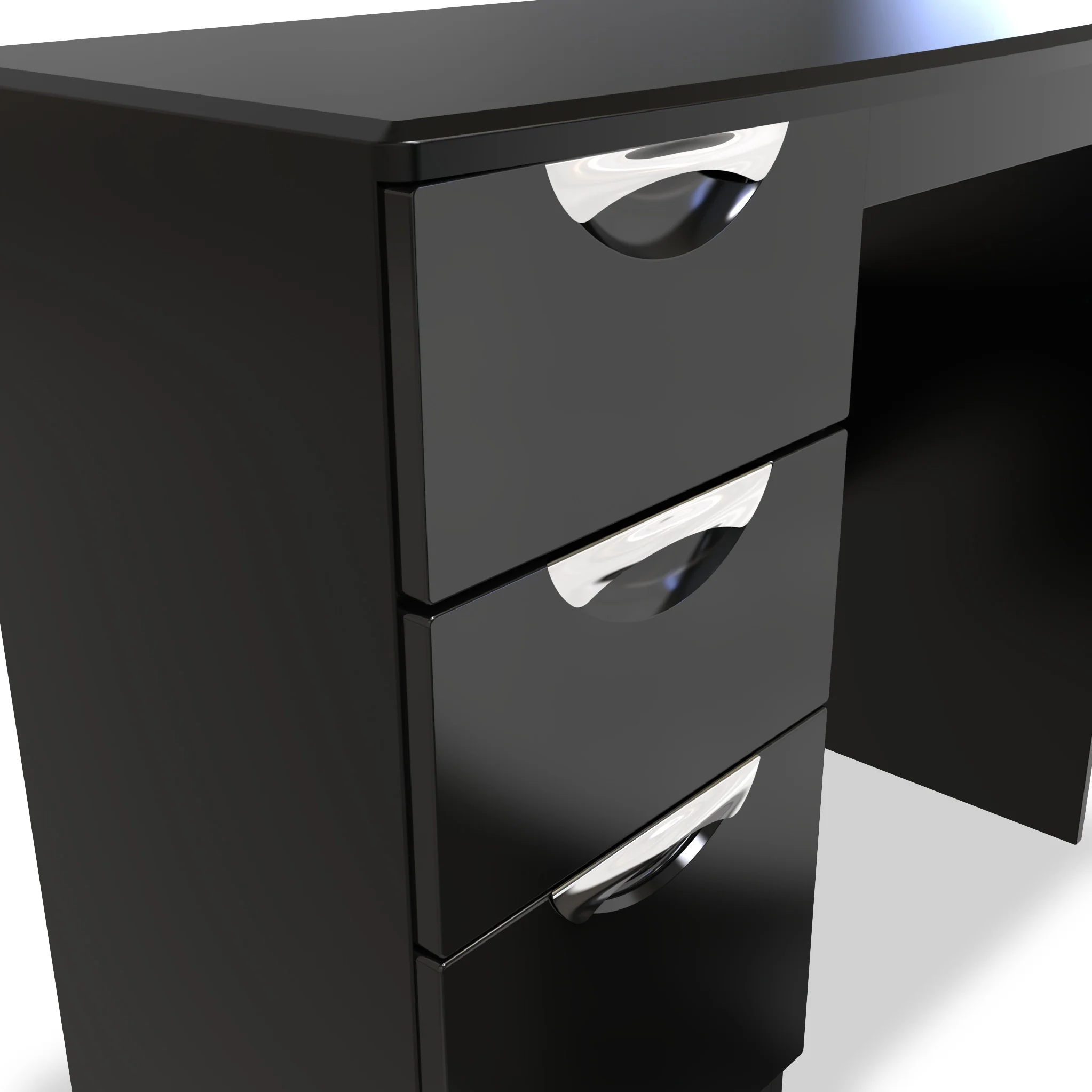Beckett Gloss 3 Drawer Dressing Table - Image 13