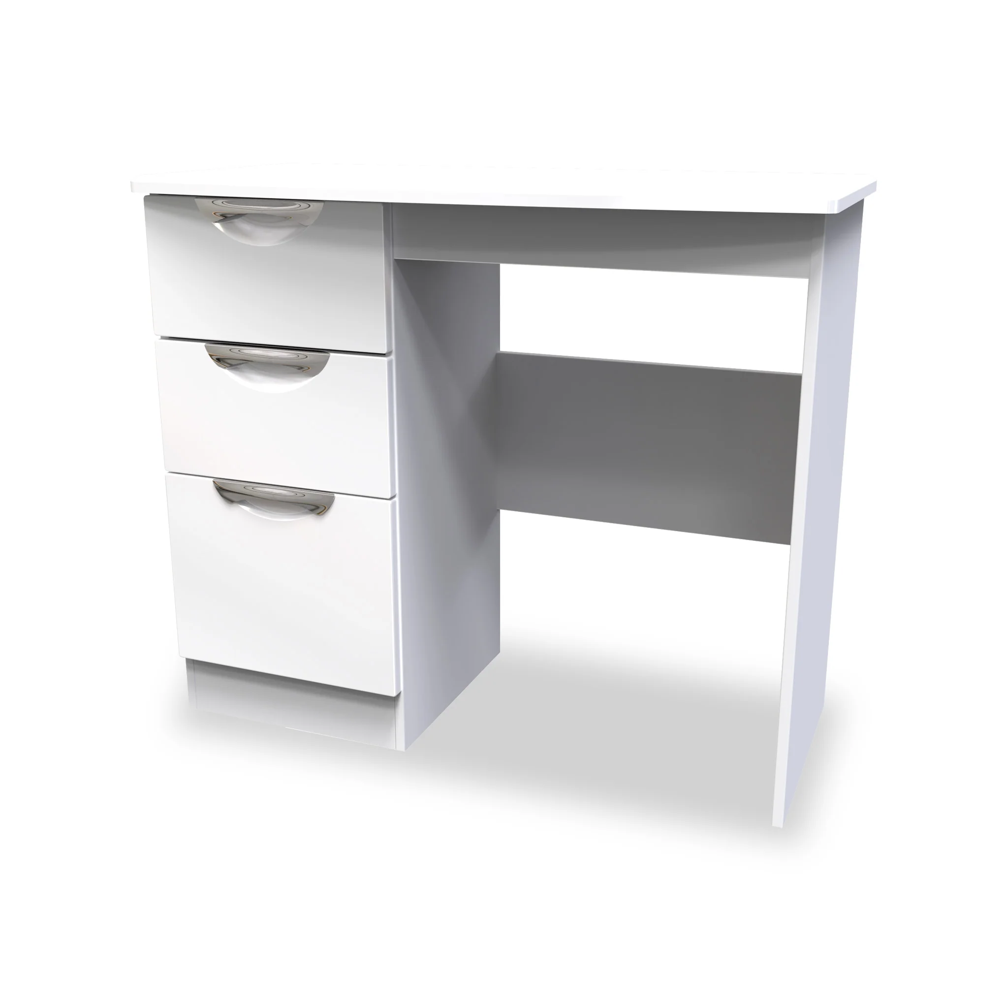 Beckett Gloss 3 Drawer Dressing Table - Image 7