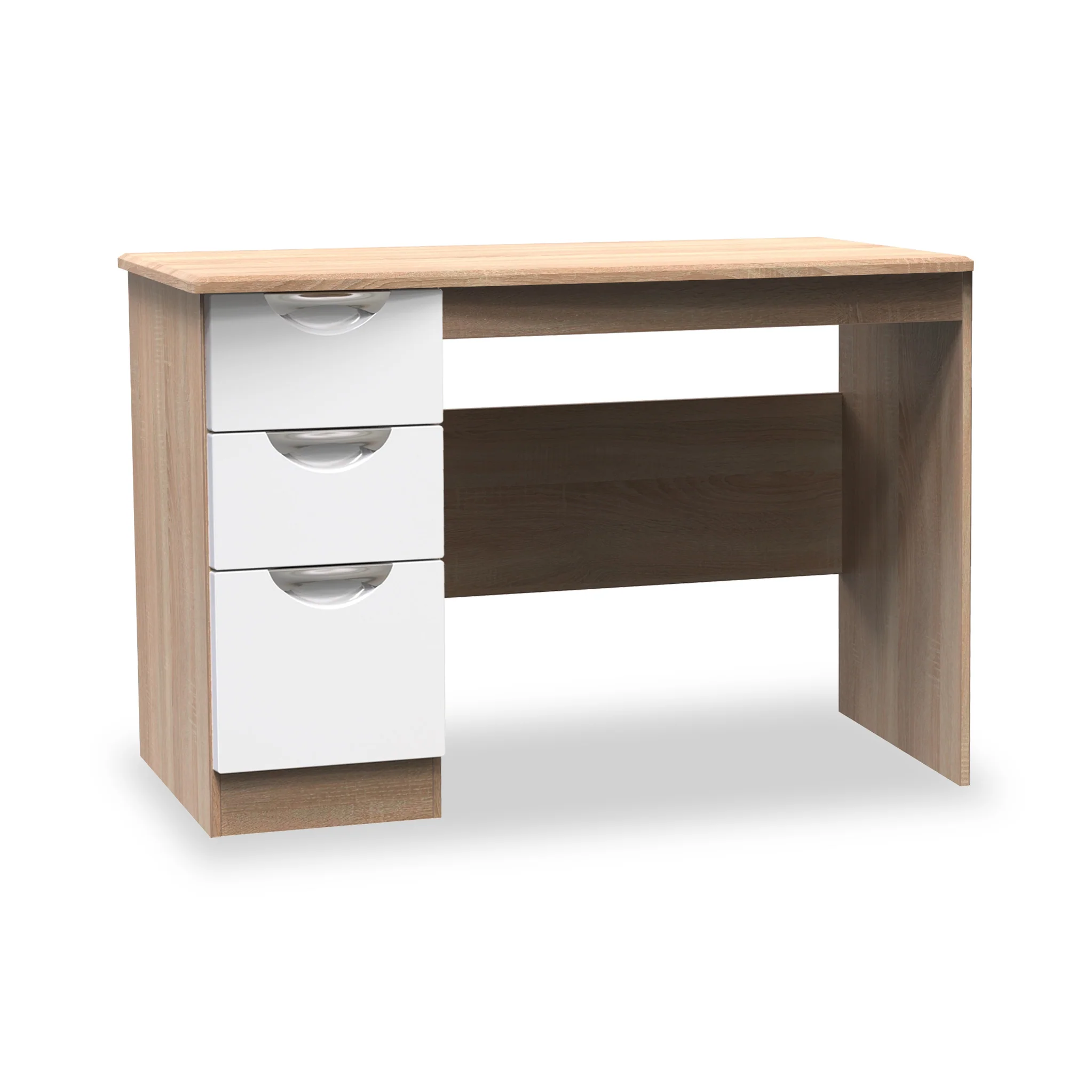 Beckett Gloss 3 Drawer Storage Desk - Image 13