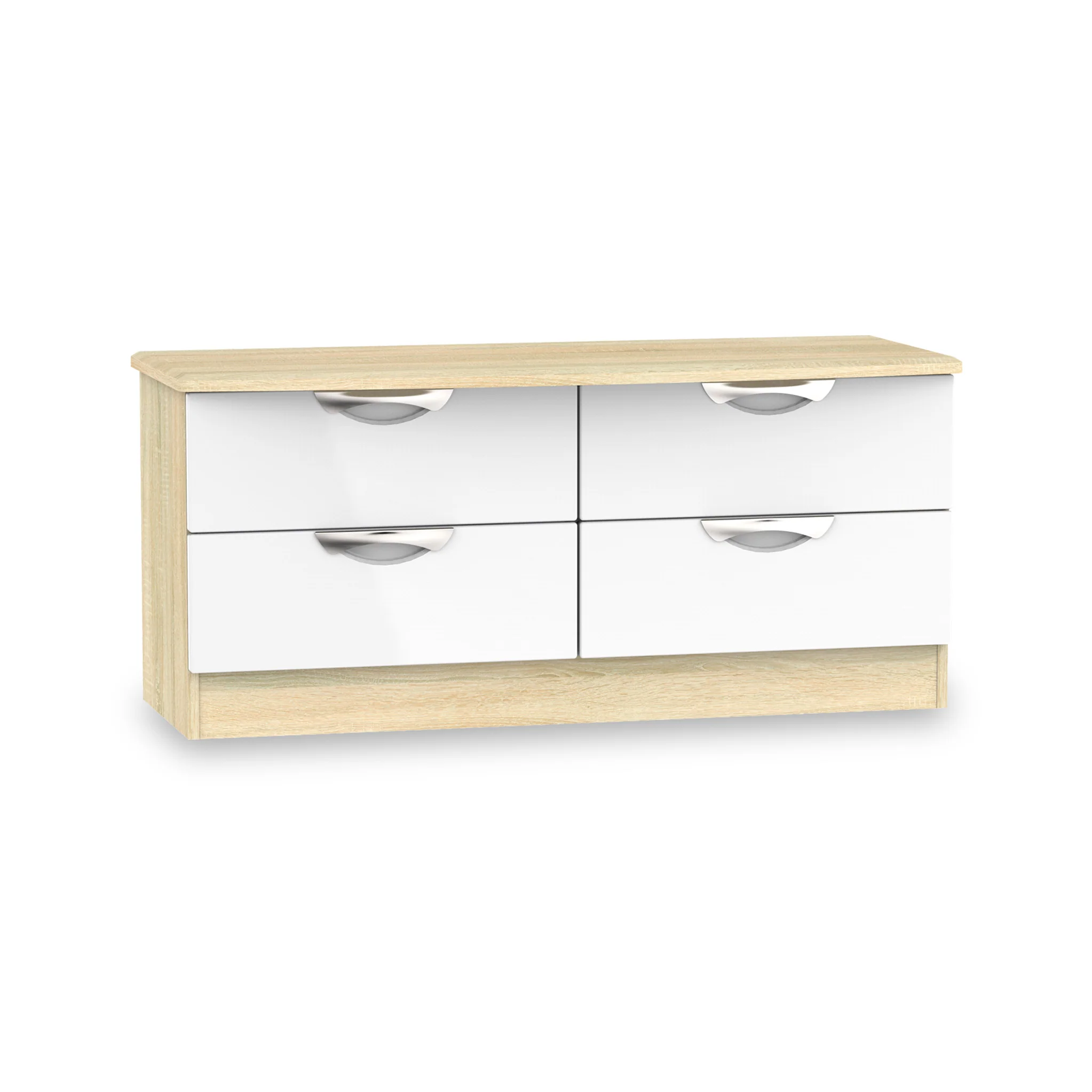 Beckett 4 Drawer Low Storage Unit - Image 5
