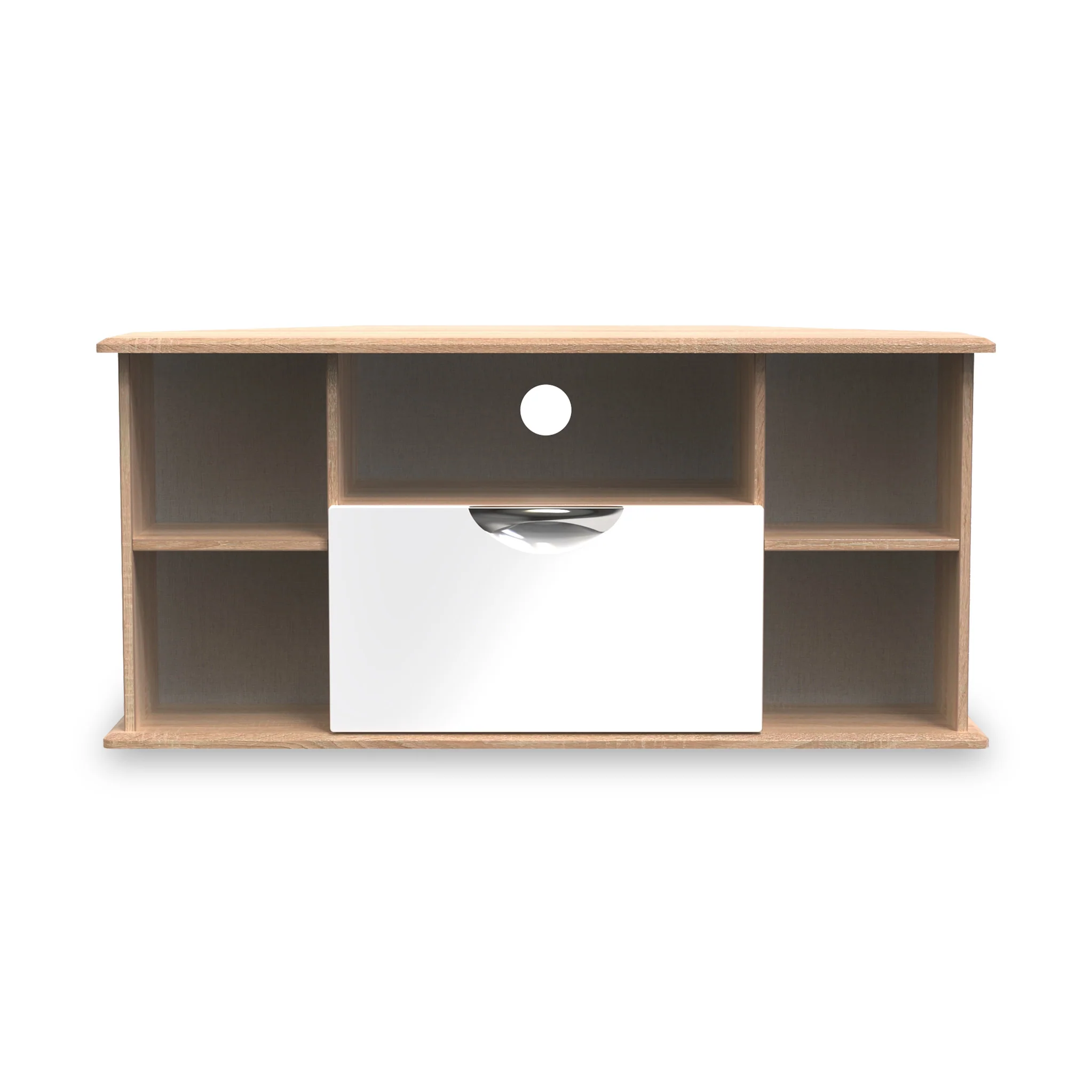 Beckett Gloss Corner TV Unit - Image 7