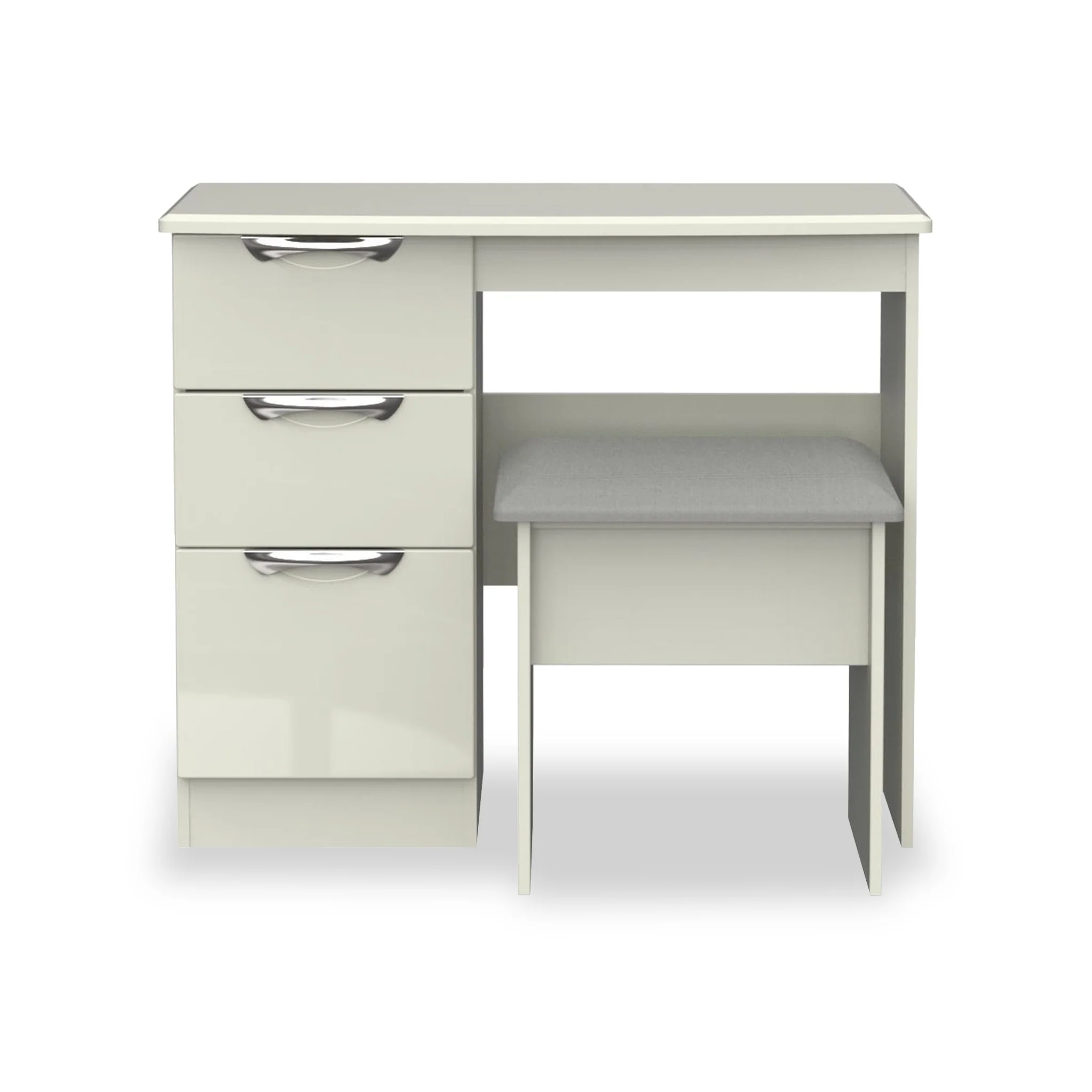 Beckett Gloss Dressing Table with Stool