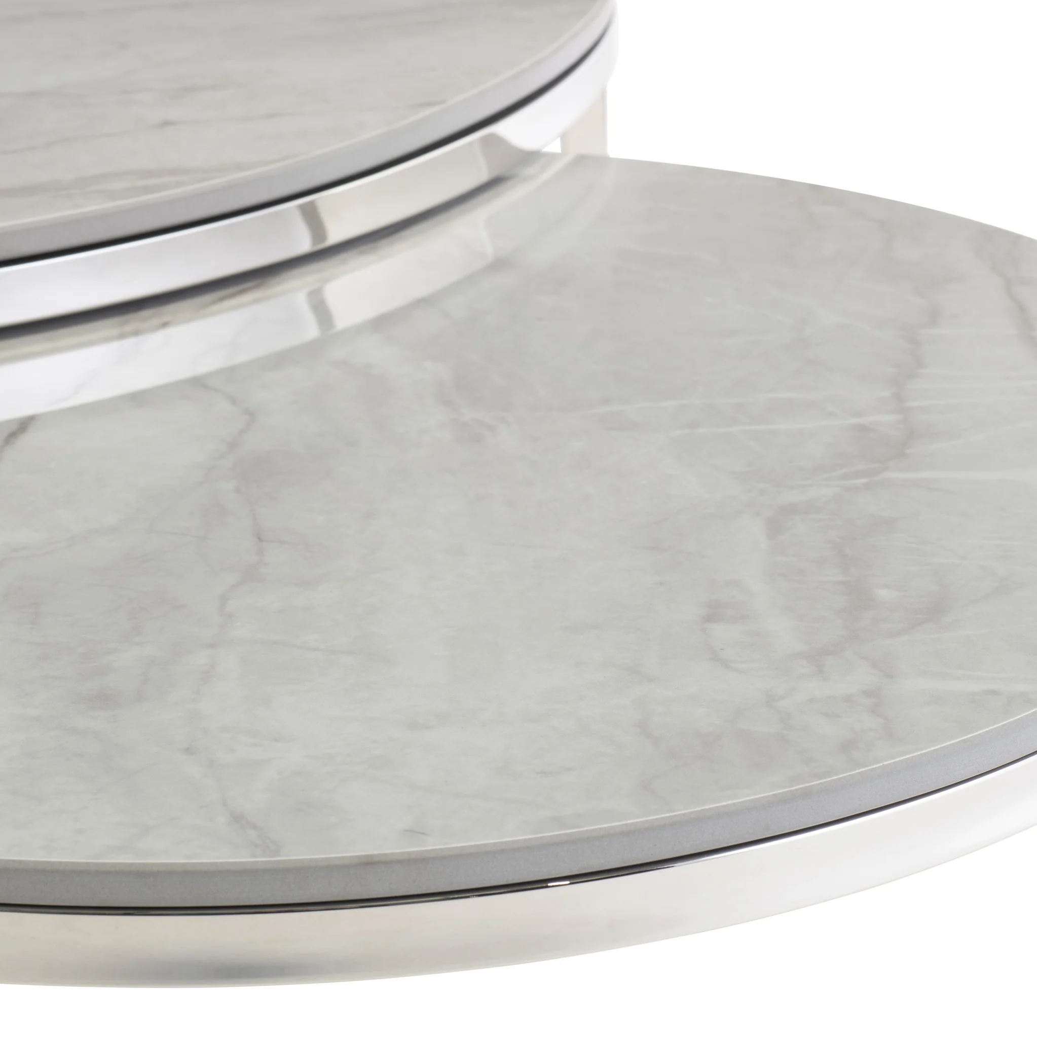 Berta Gloss Sintered Stone Coffee Table Set - Image 2
