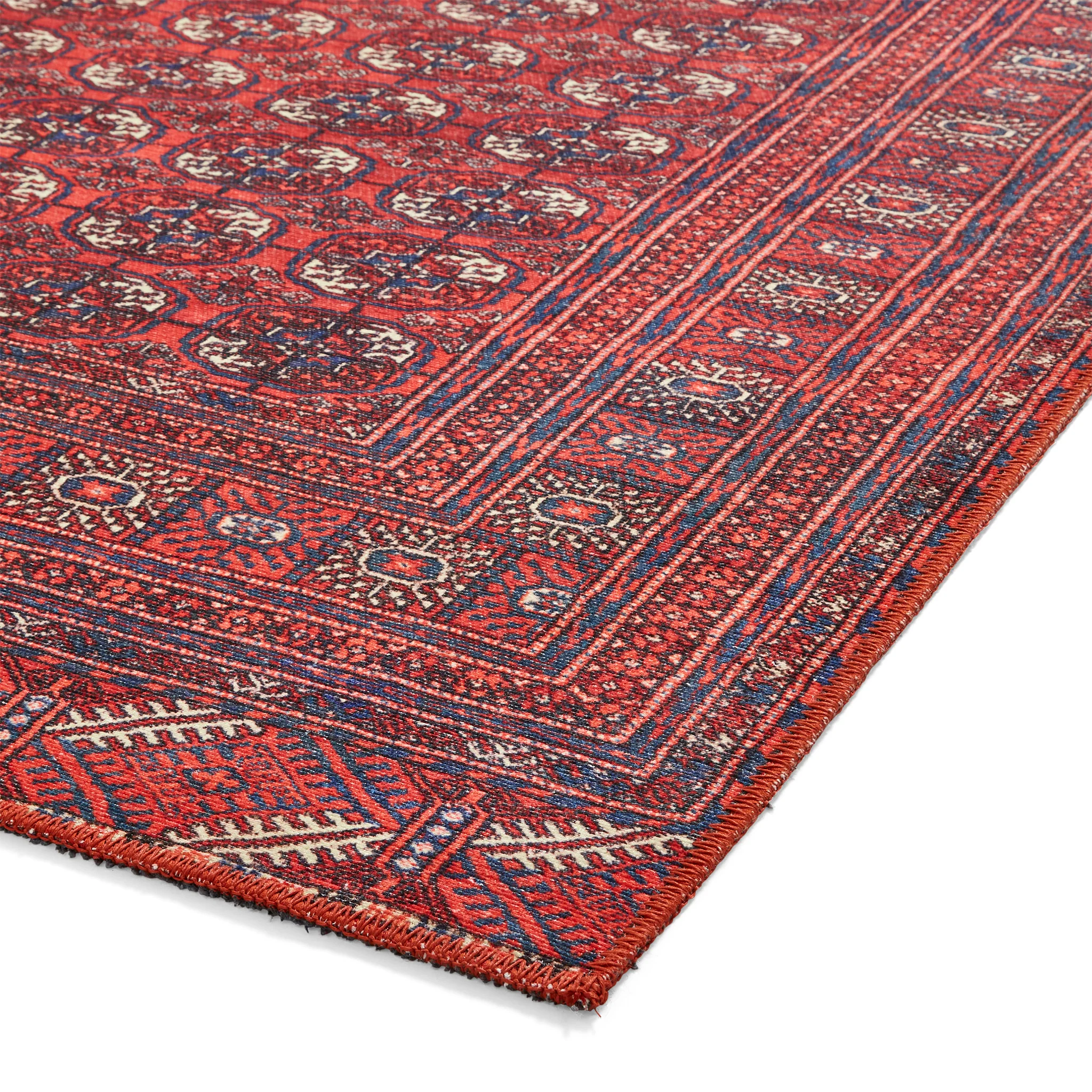 Birchall Washable Medallion Design Rug - Image 7