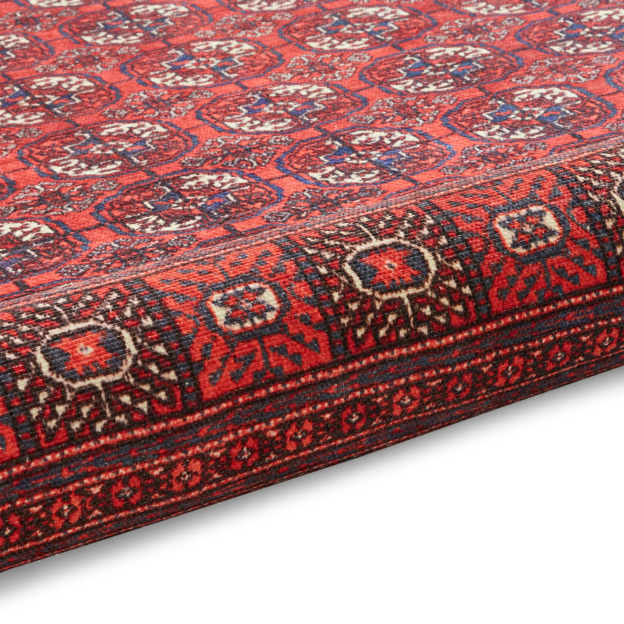 Birchall Washable Medallion Design Rug - Image 8