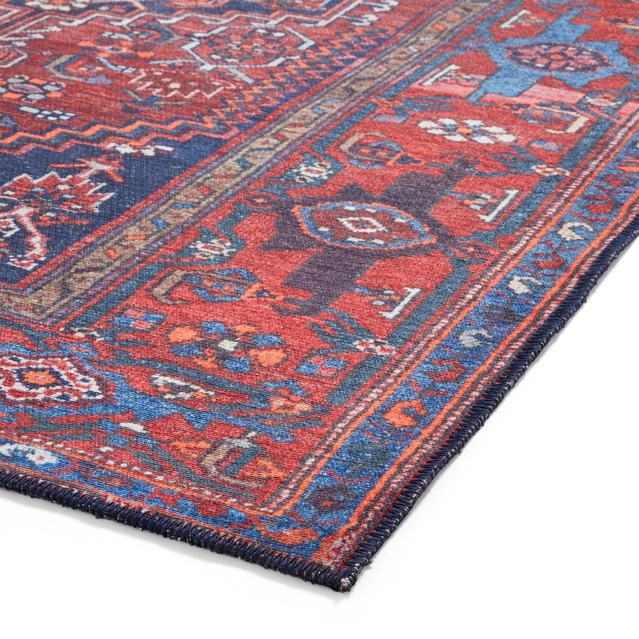 Birchall Washable Persian Design Rug - Image 5