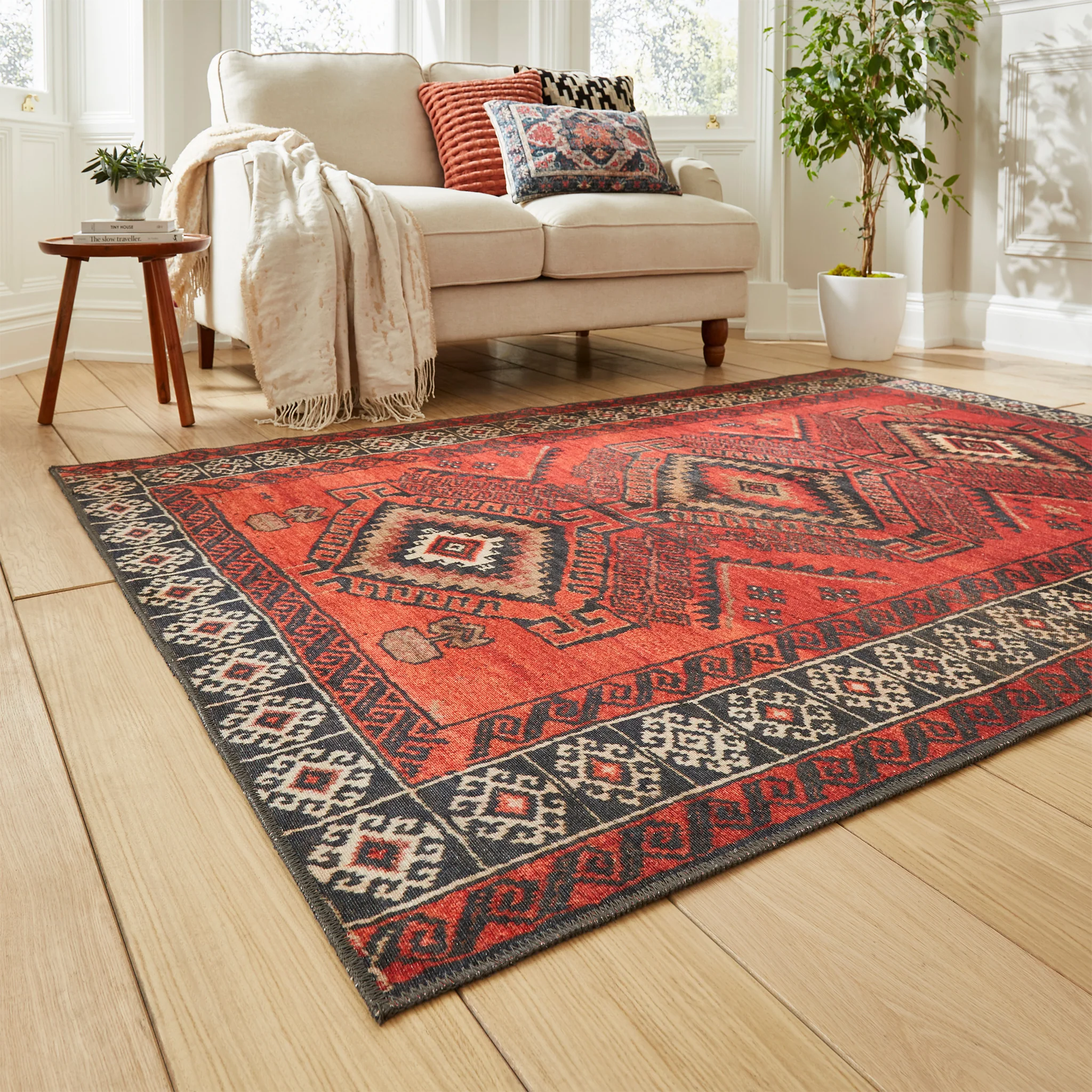 Birchall Washable Tribal Design Rug - Image 3