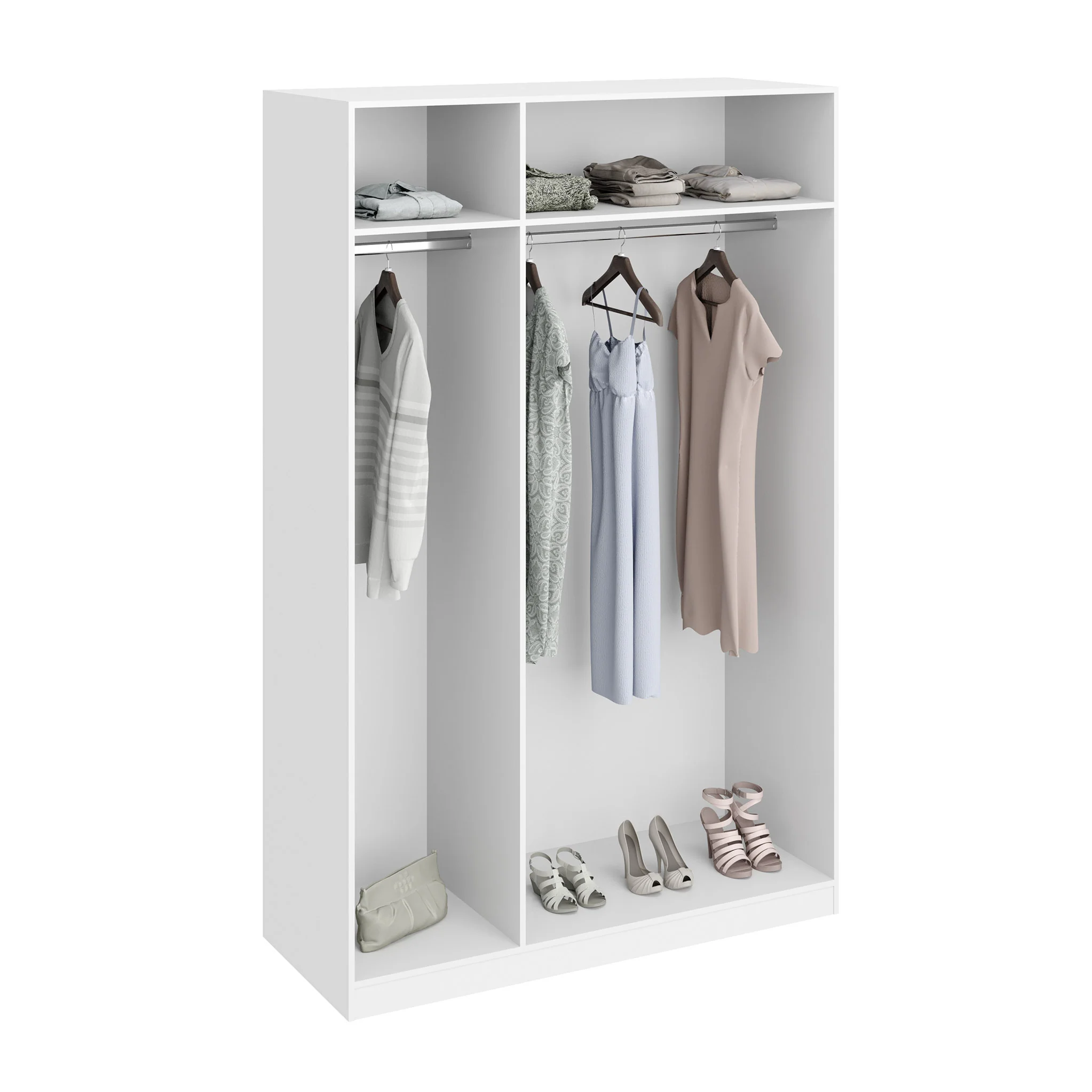 Bithlo White 3 Door Wardrobe - Image 2