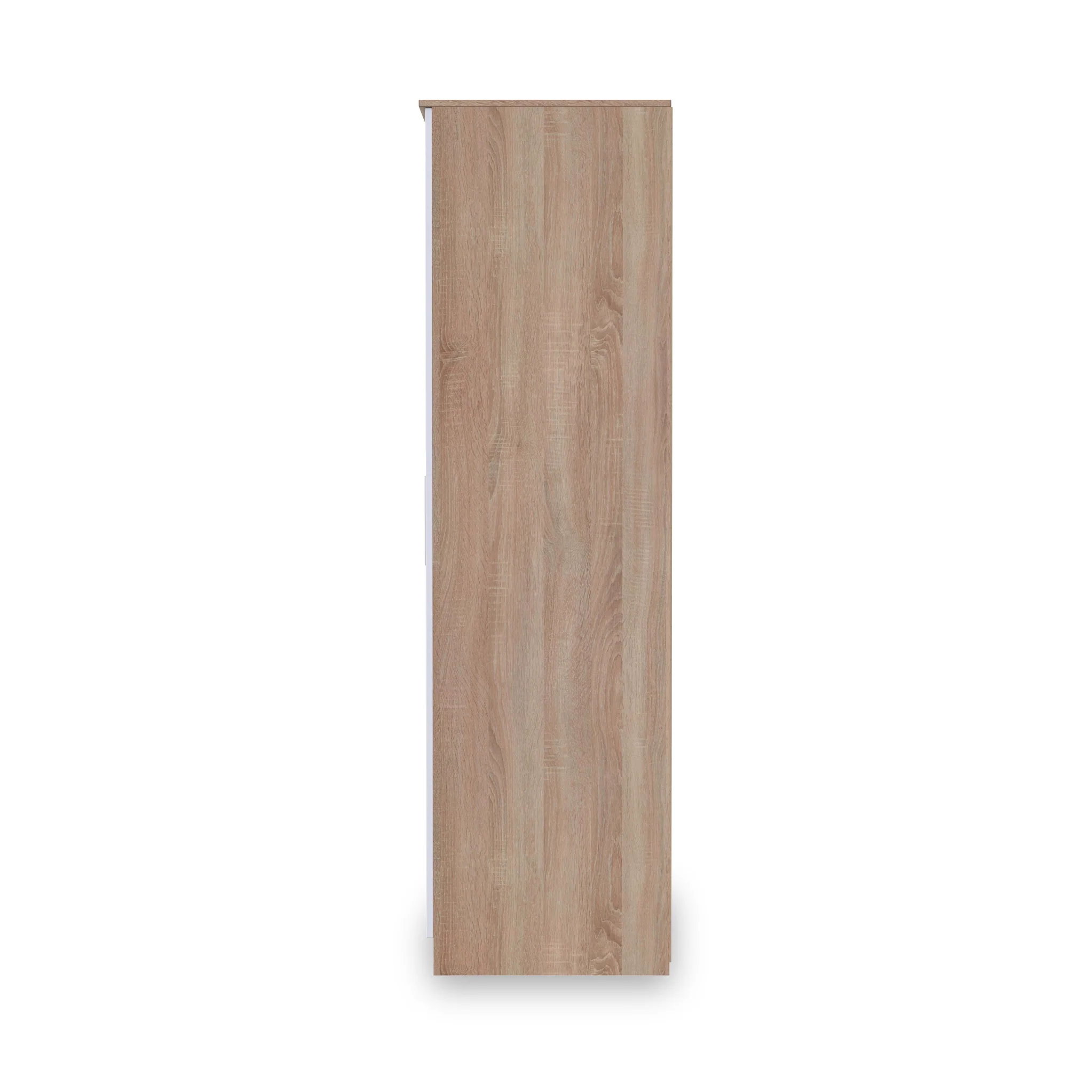 Blakely White & Light Oak 2 Door Wardrobe - Image 4