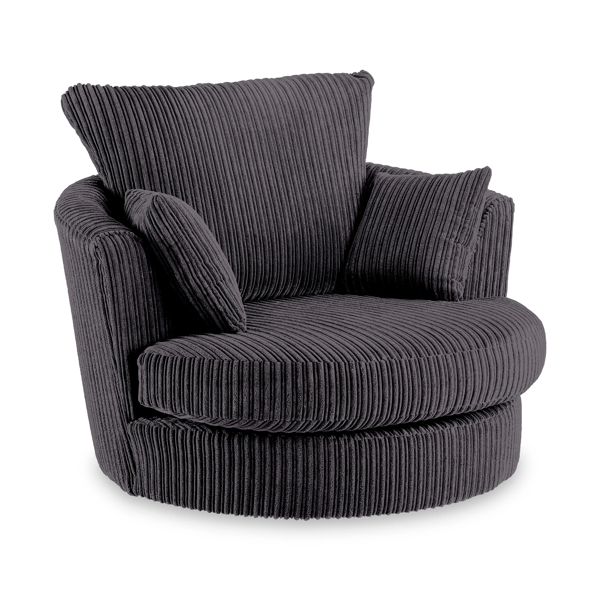 Bletchley Jumbo Cord Swivel Chair - Image 14