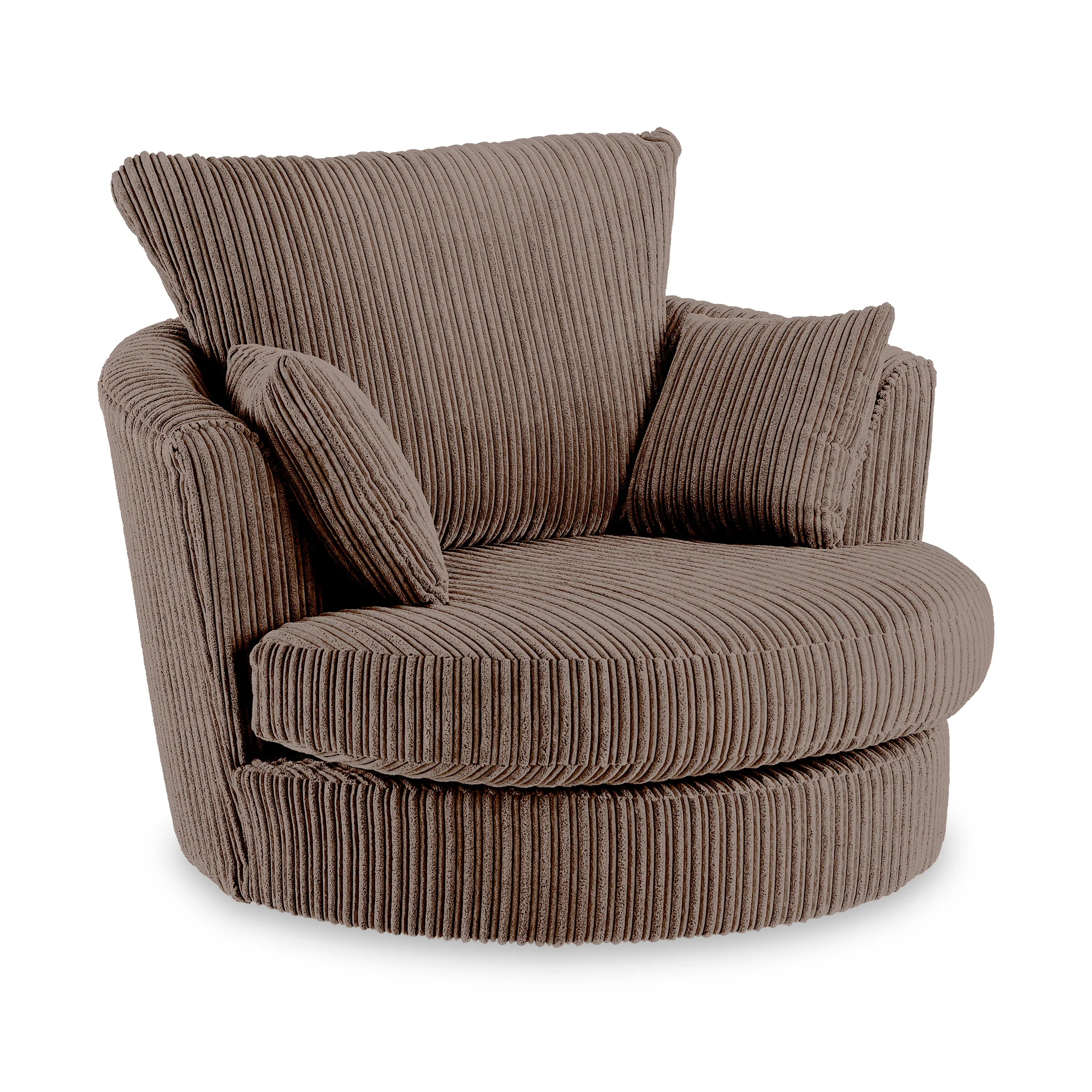 Bletchley Jumbo Cord Swivel Chair - Image 8