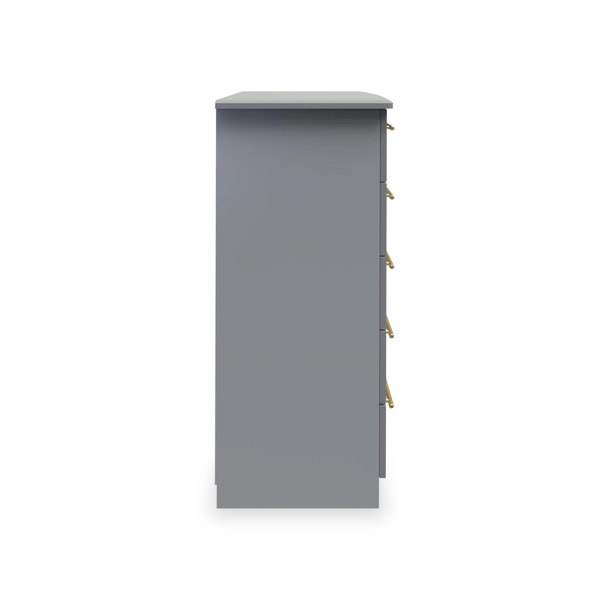 Bramham Grey 5 Drawer Chest - Image 5