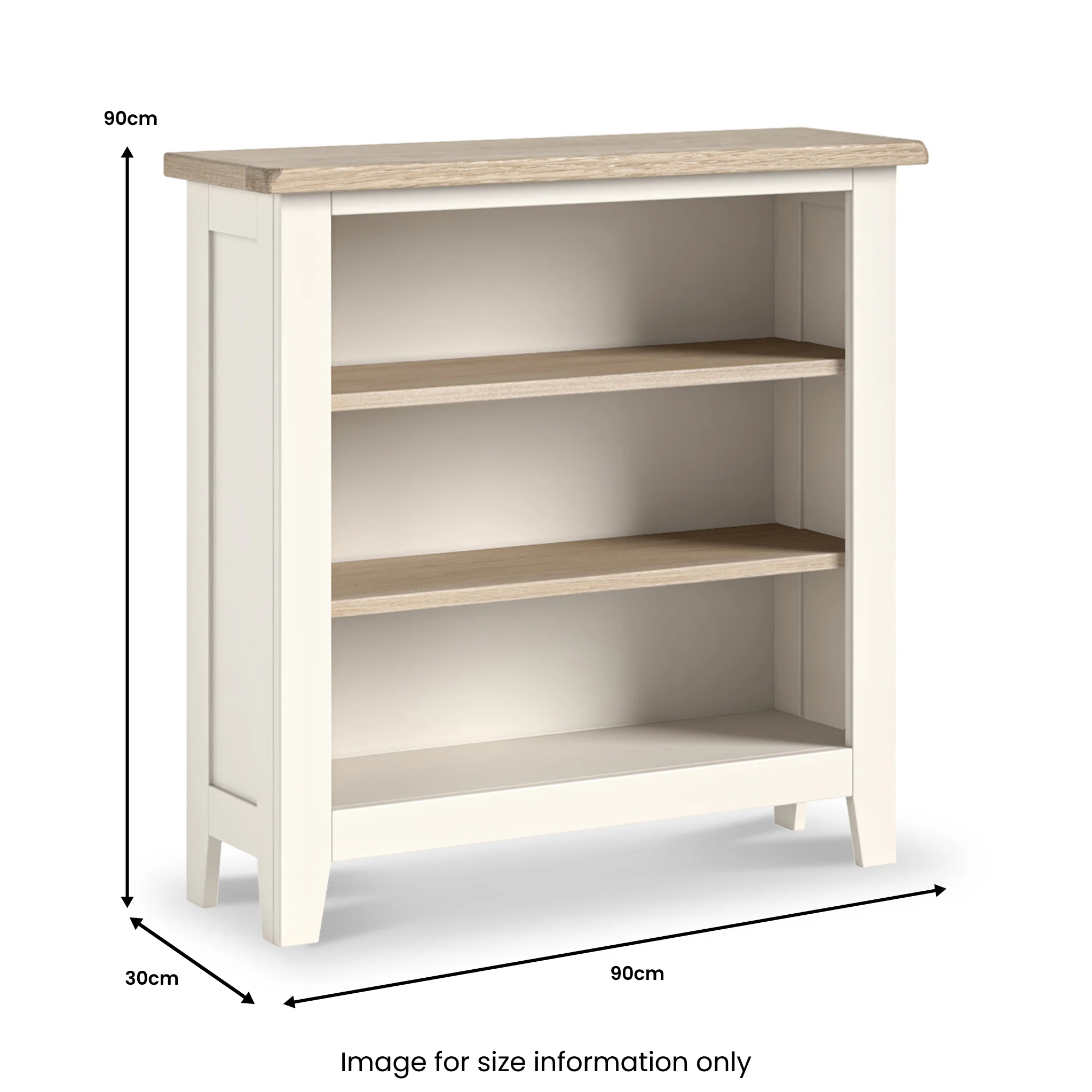 Bramley Low Bookcase - Image 3