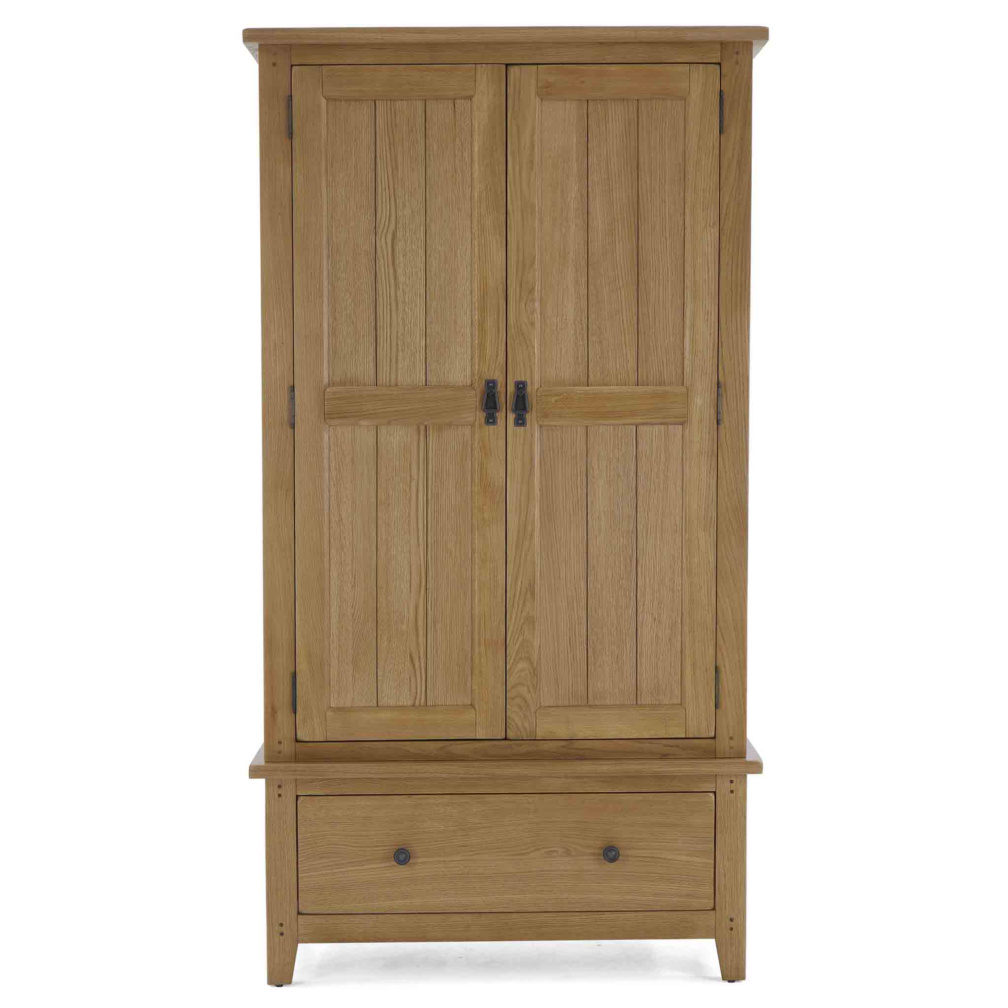 Broadway Oak Double Wardrobe - Image 3